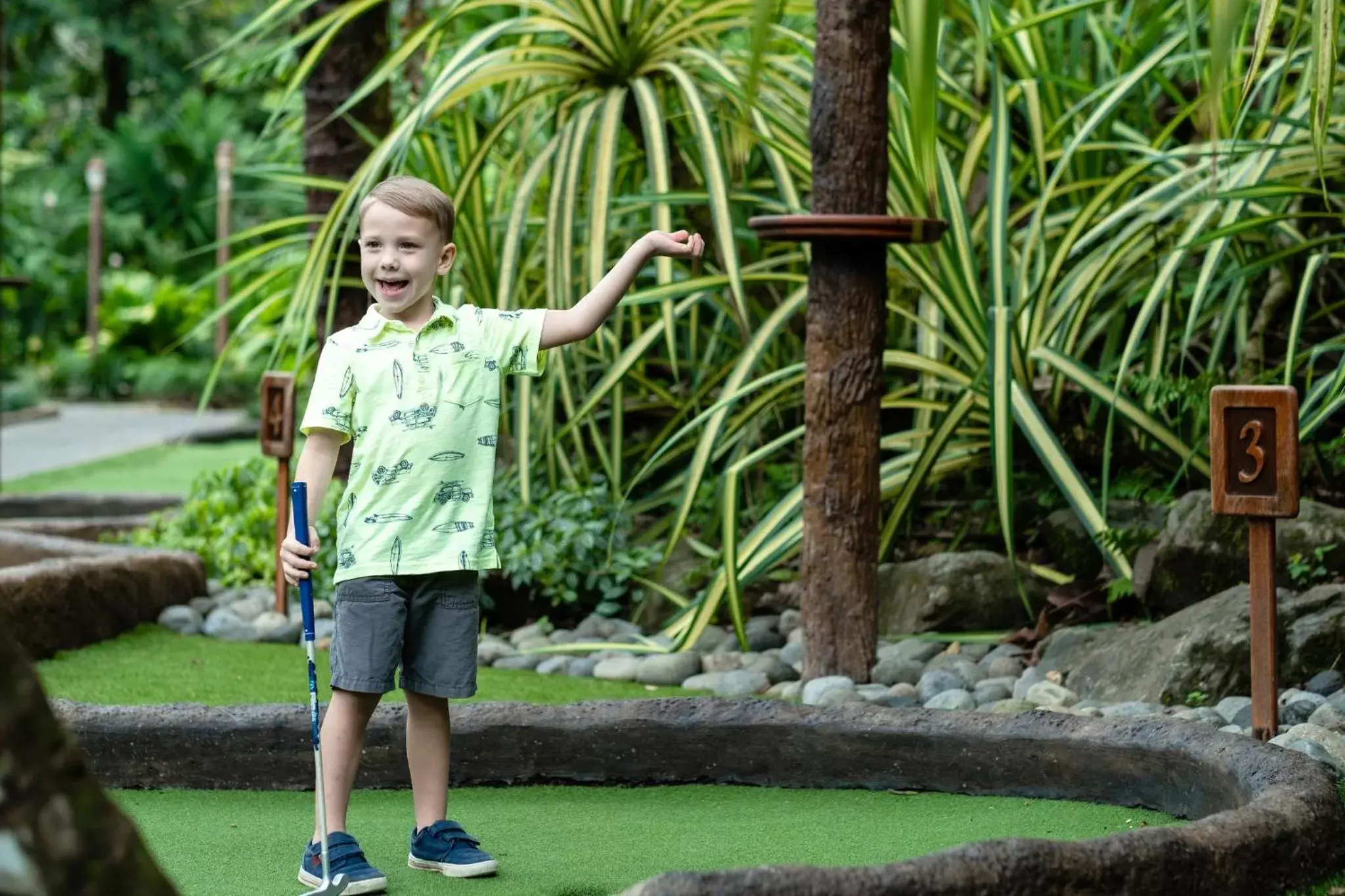 Minigolf in The Springs Resort & Spa at Arenal