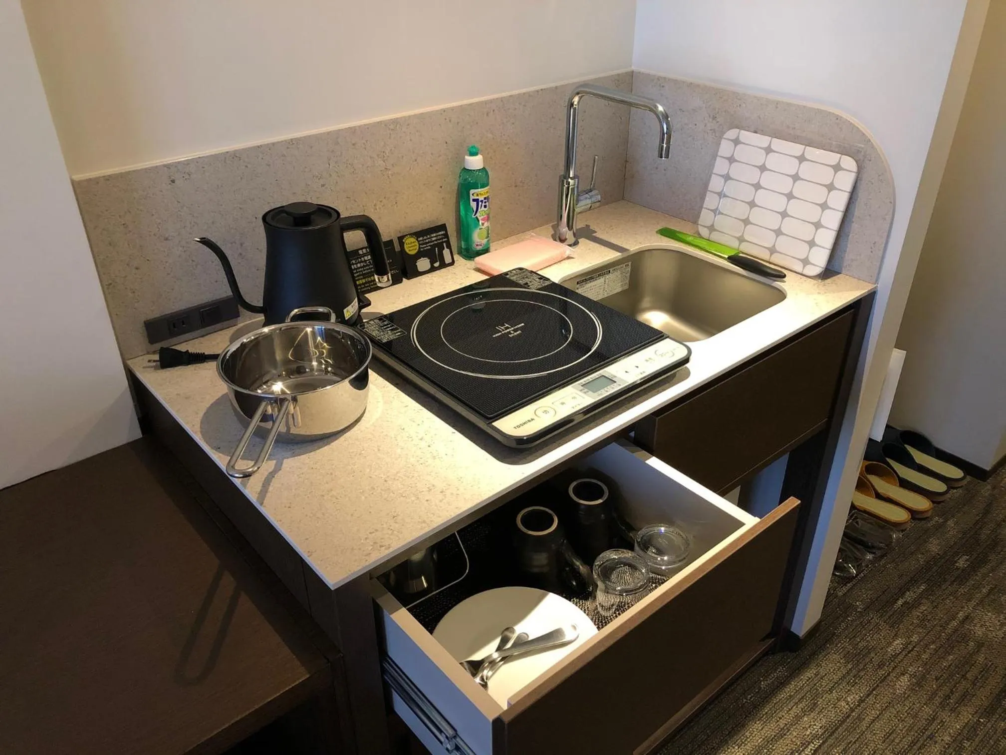 Kitchen or kitchenette in Tokyu Stay Hida Takayama Musubinoyu