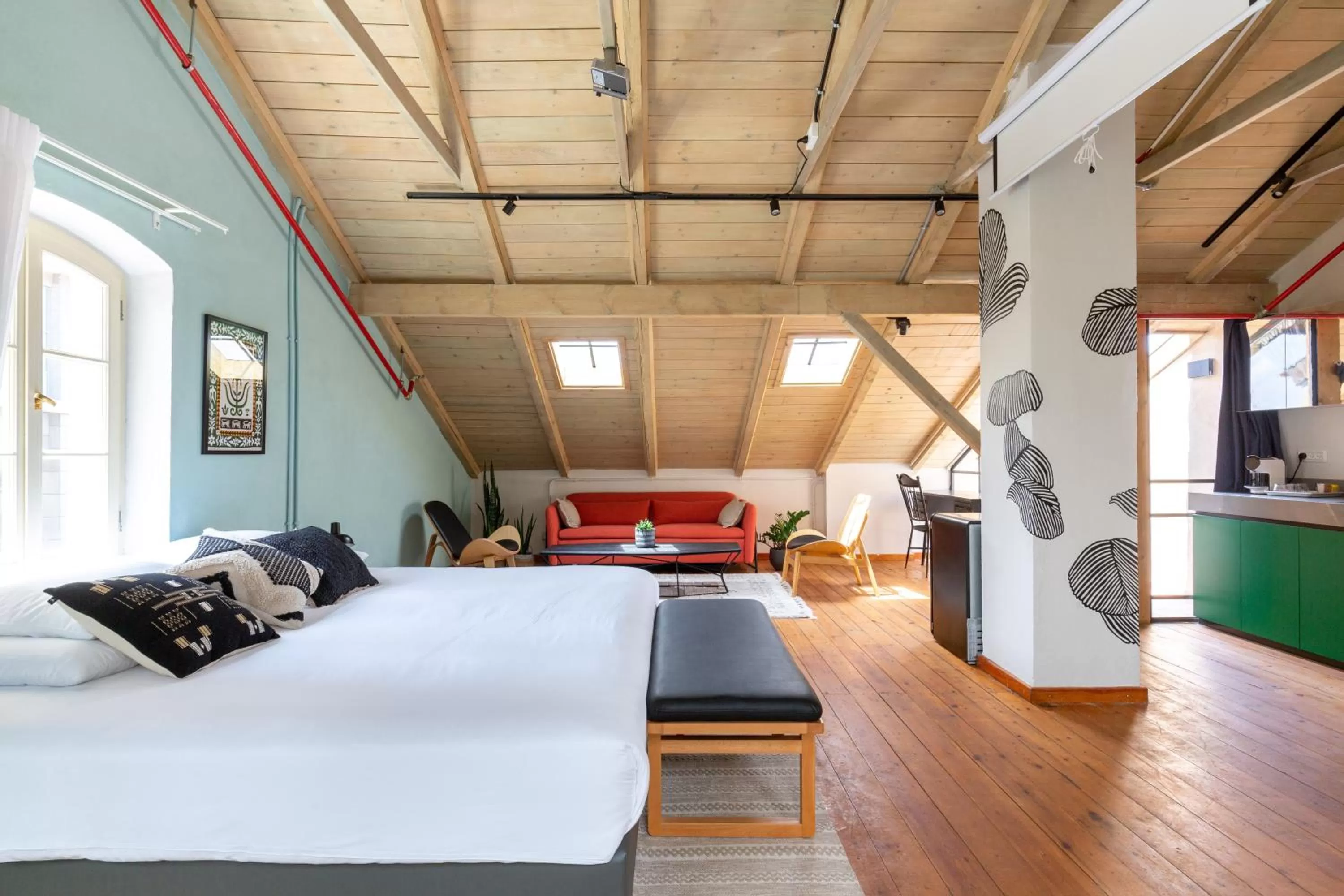 Bedroom, Seating Area in Selina Neve Tzedek Tel Aviv