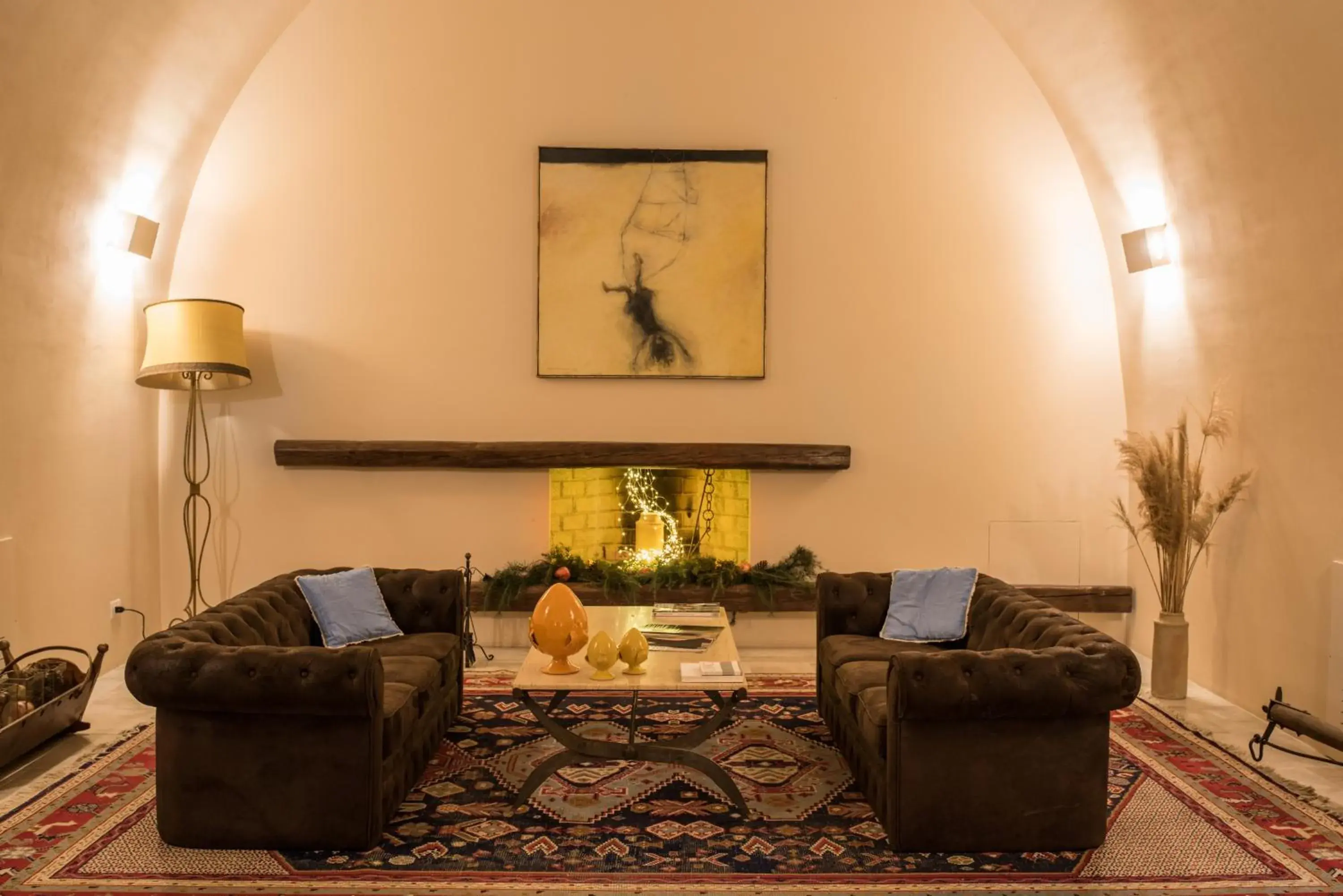 Living room, Seating Area in Masseria Fontana di Vite