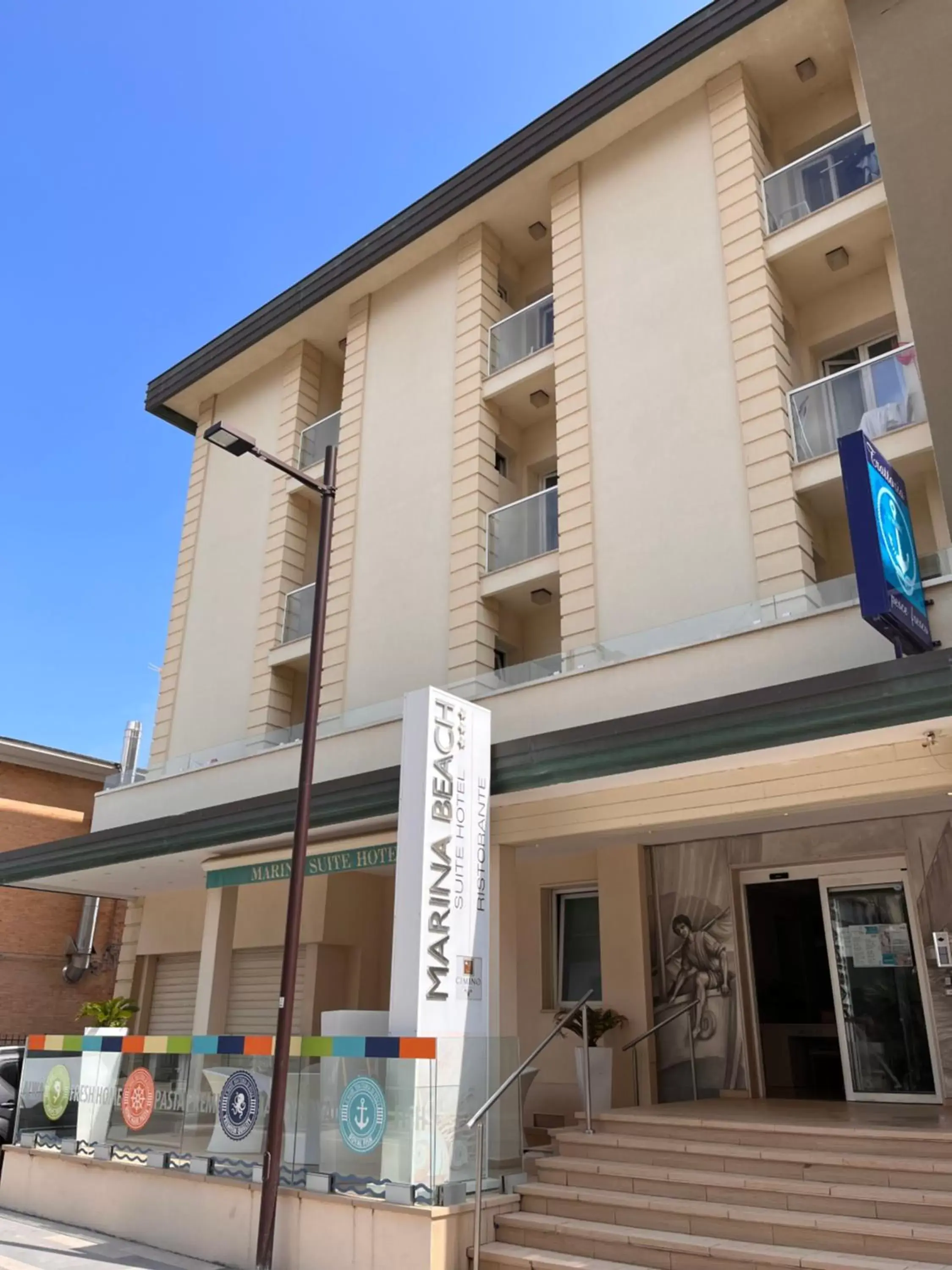 Facade/entrance, Property Building in Marina Beach Suite Hotel