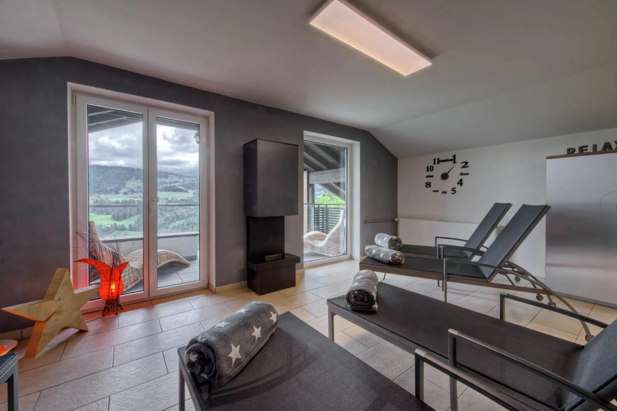 Sauna in Allgäuer Panoramahotel