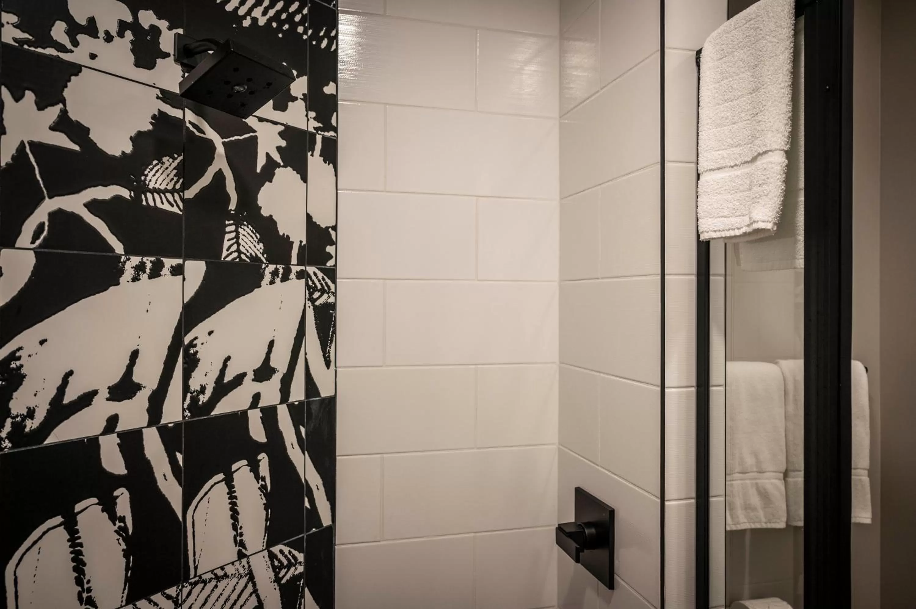 Shower in Hotel Broad Ripple