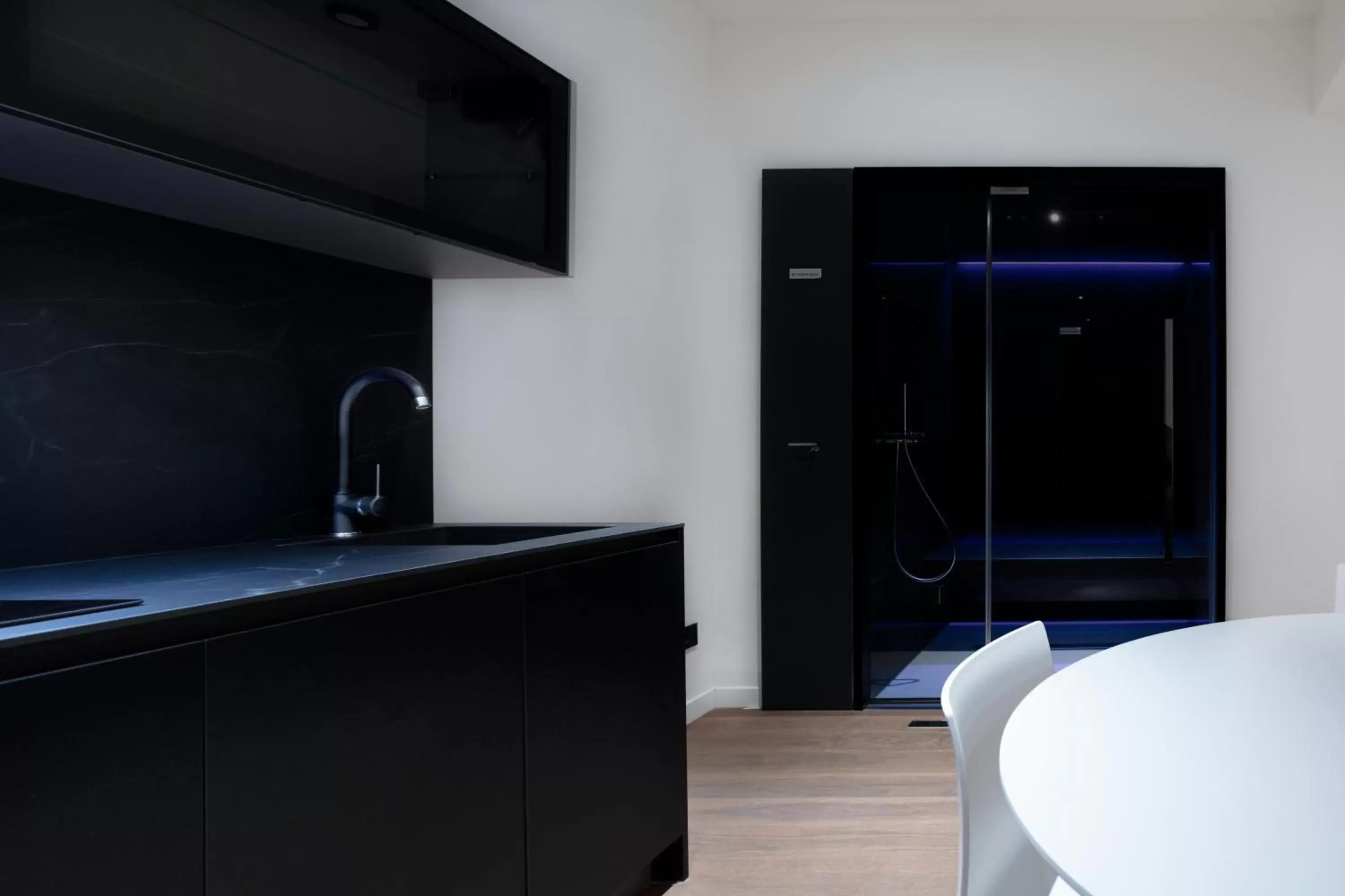 Sauna, Bathroom in Sant'Ambrogio Apartments