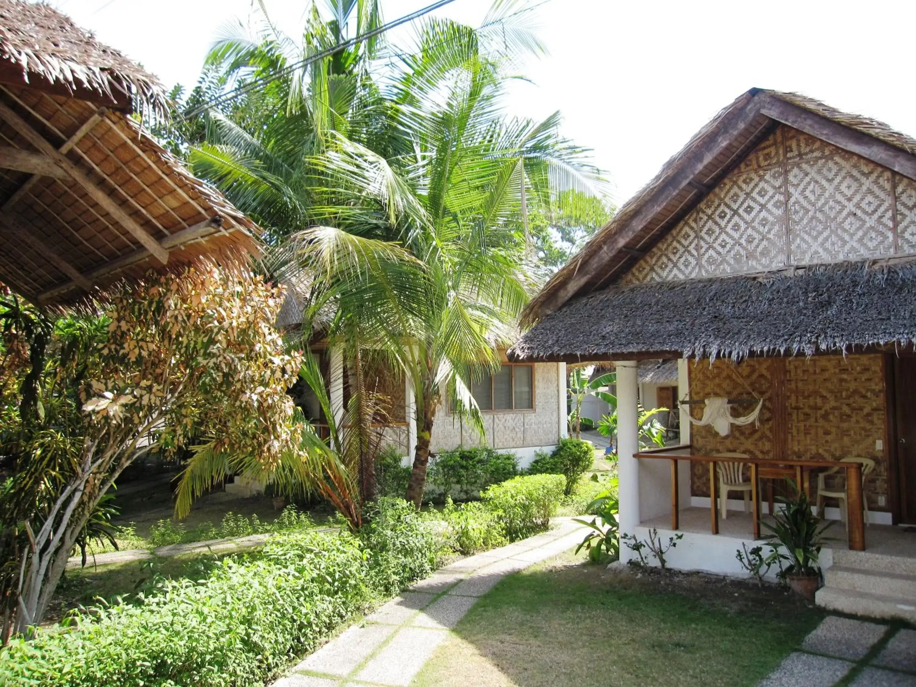 Patio, Property Building in Quo Vadis Dive Resort