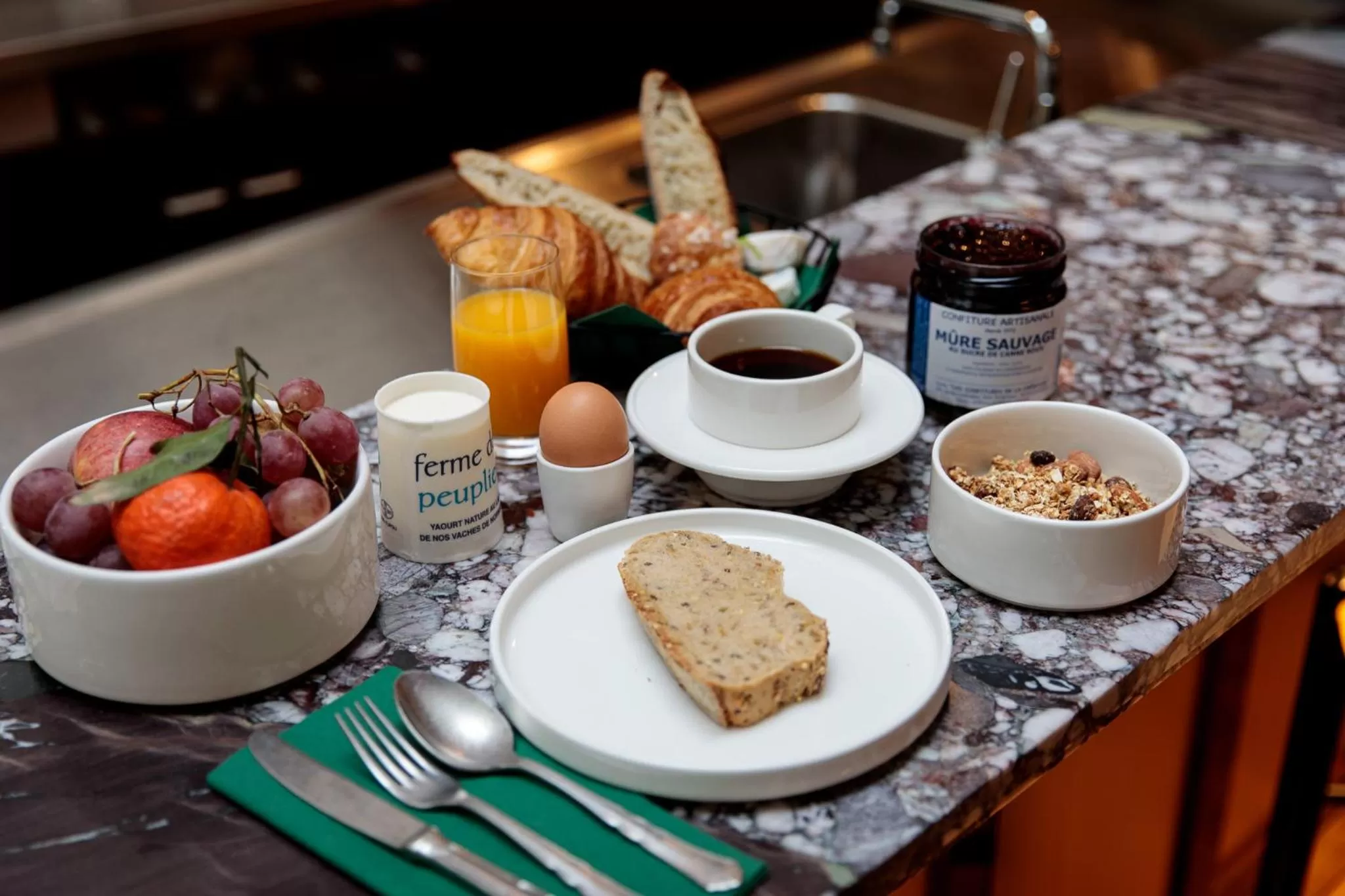 Breakfast in Hôtel Wallace, a Member of Design Hotels