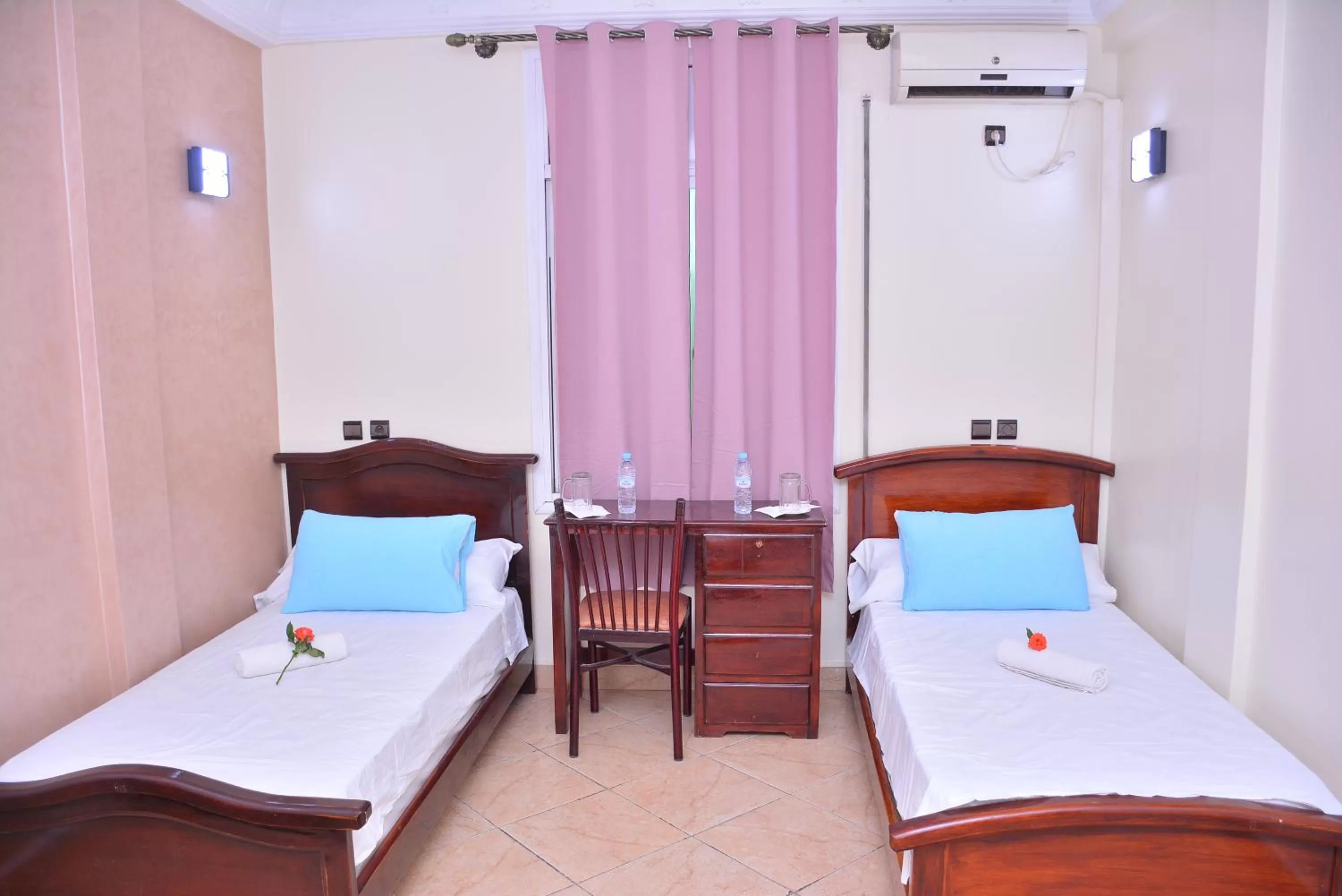 Bed in Hôtel Elfekri