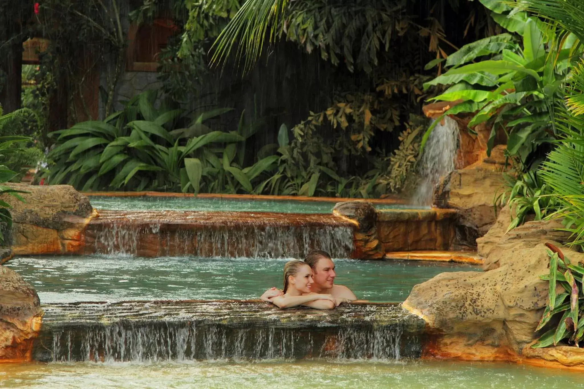 Hot Spring Bath in The Springs Resort & Spa at Arenal