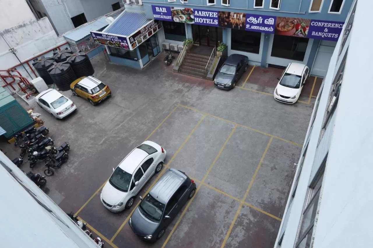 Parking in Sri Aarvee Hotels