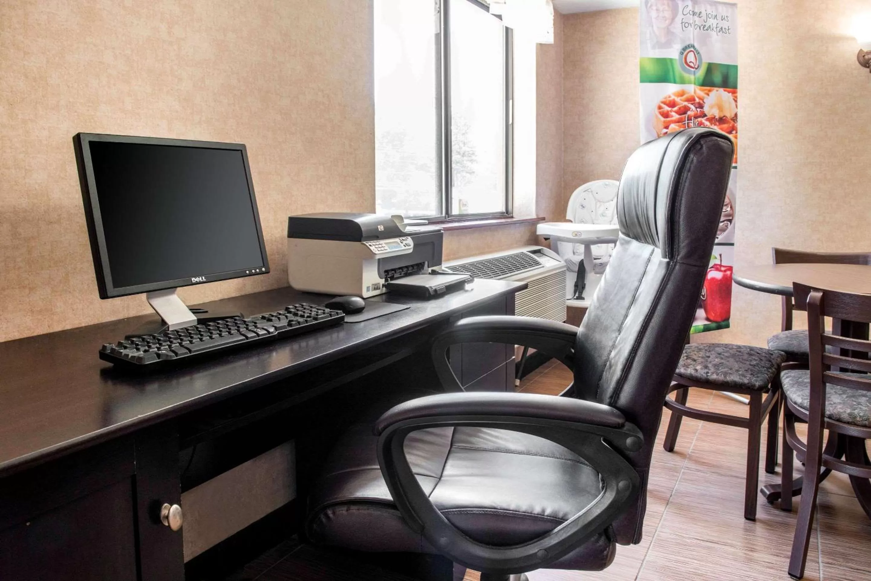 On site in Quality Inn Meadville