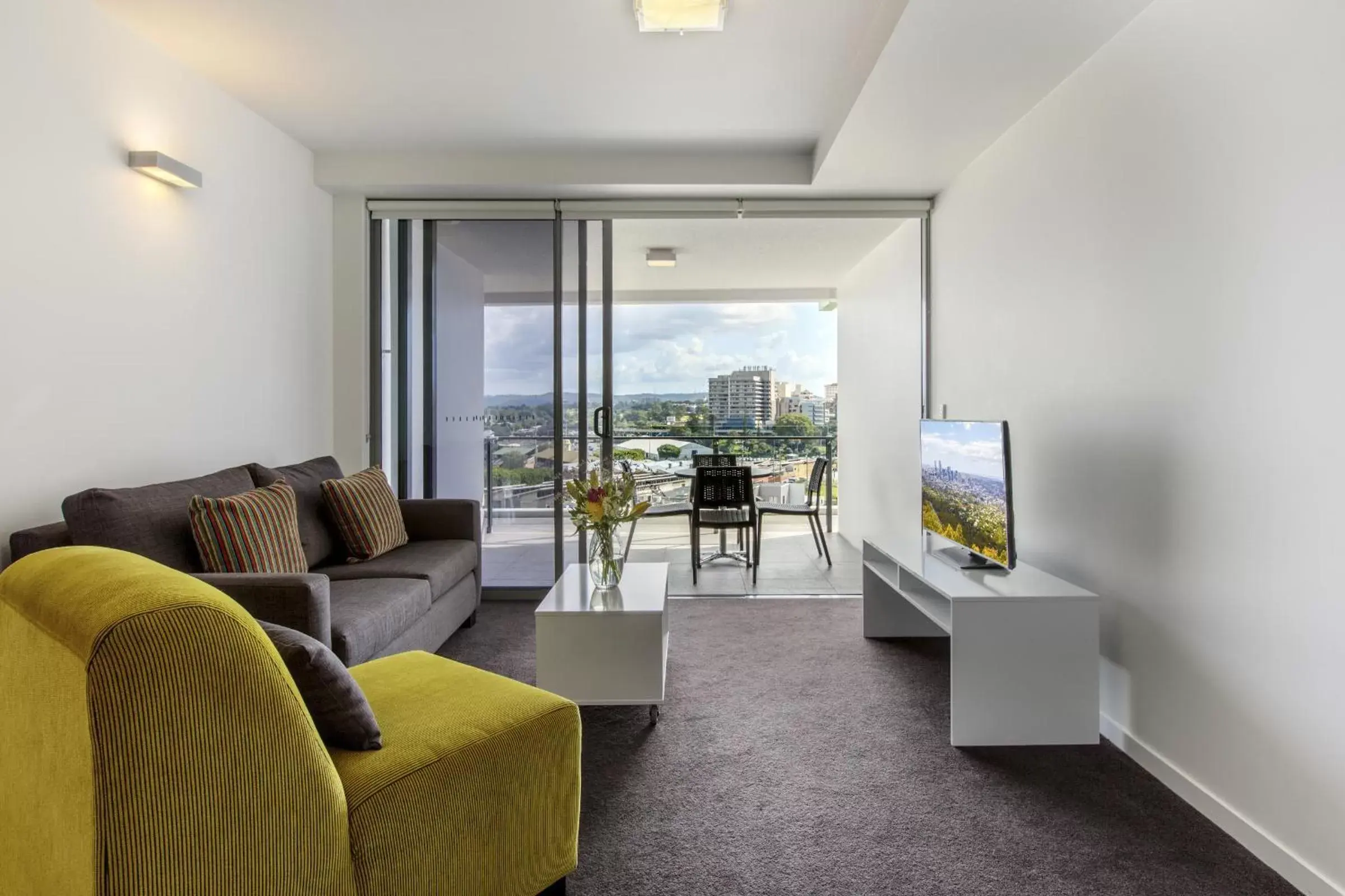 Balcony/Terrace, Seating Area in Code Apartments