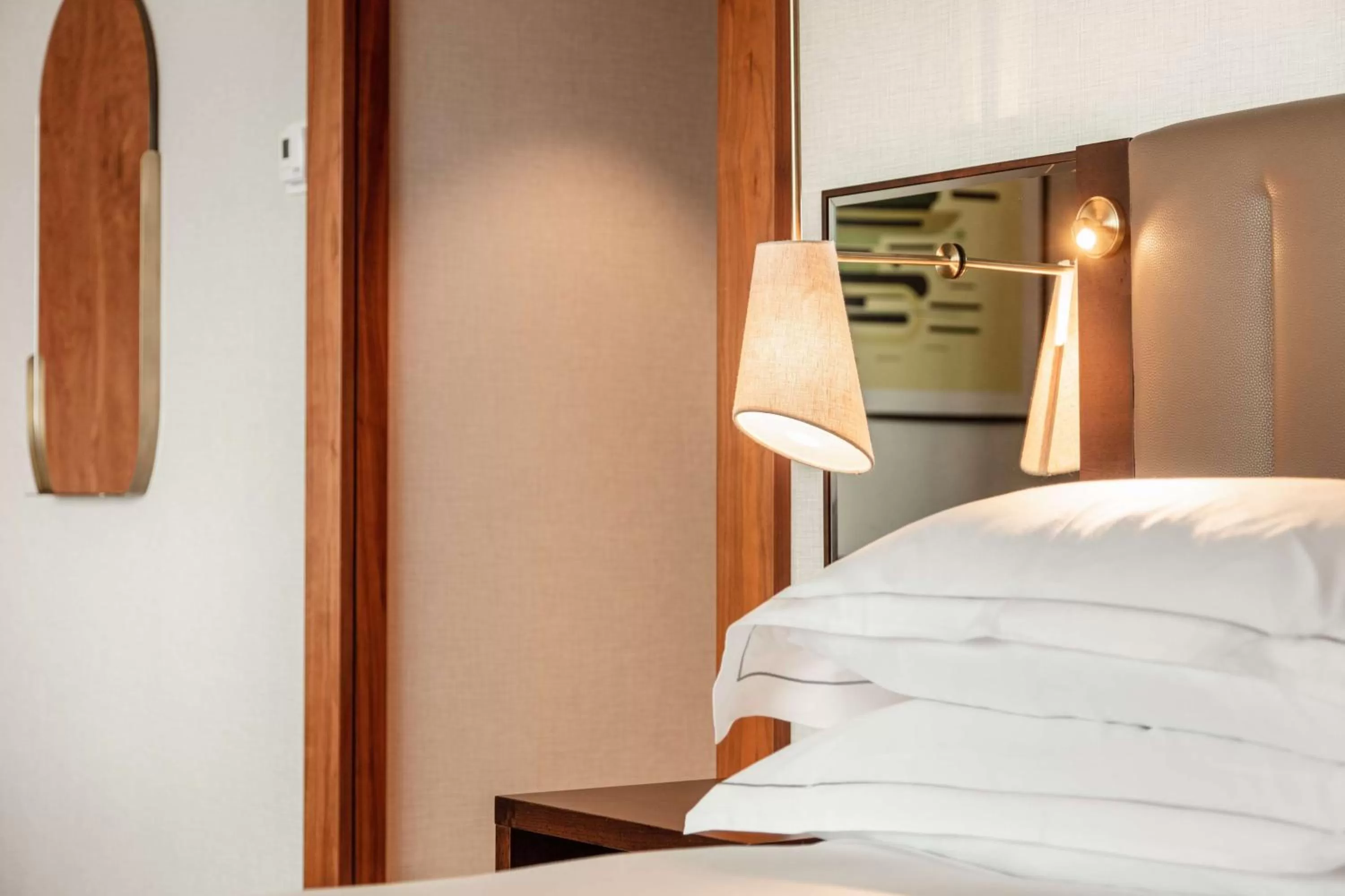 Bed in Hilton Amsterdam