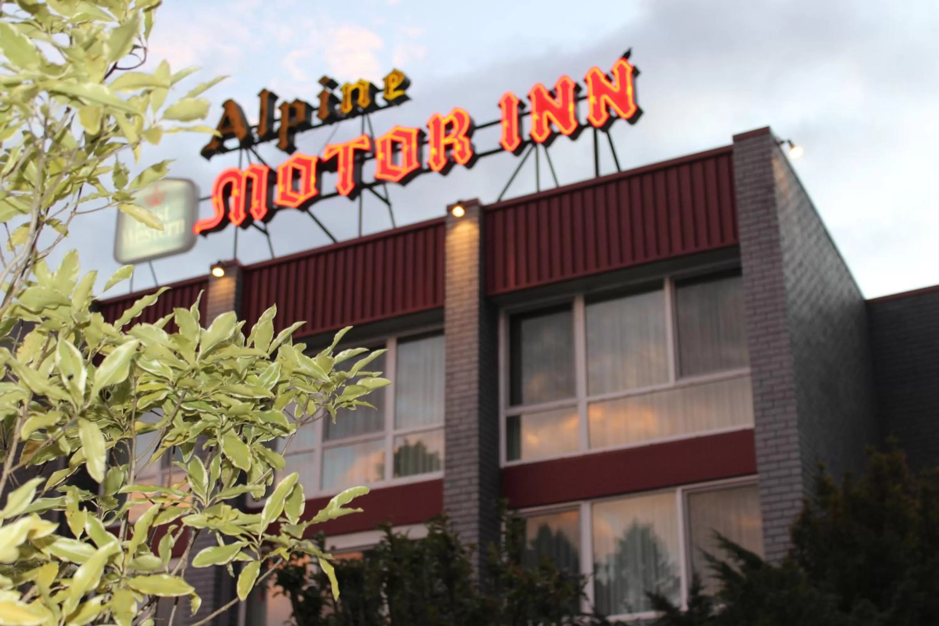 Logo/Certificate/Sign in Alpine Motor Inn
