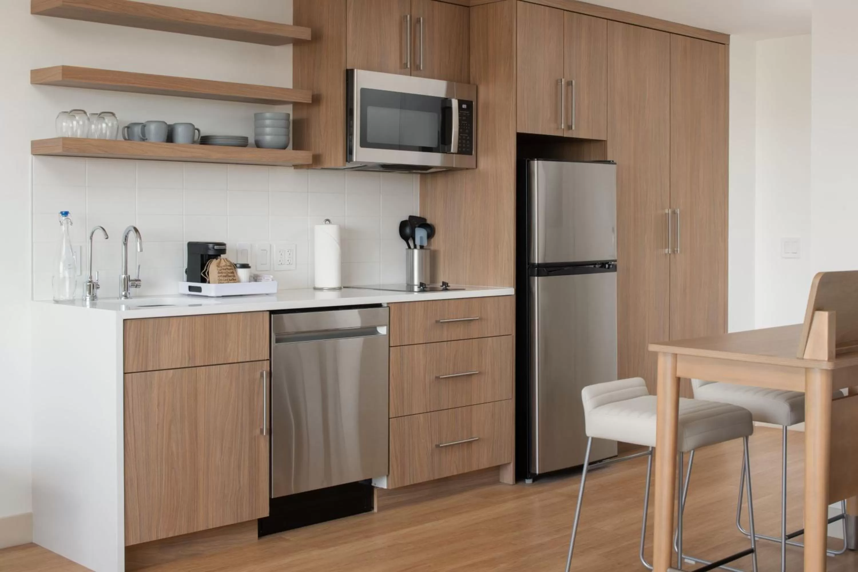 Kitchen or kitchenette in Element San Jose Milpitas