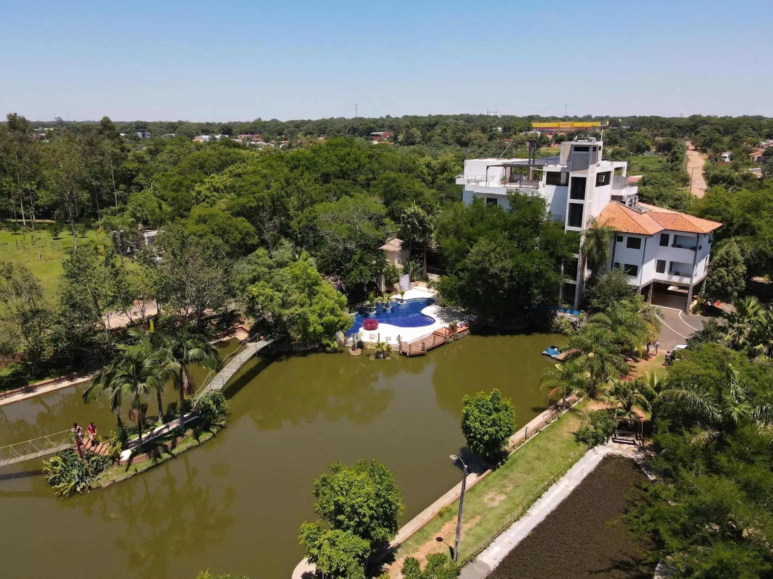Bird's eye view in Los Lagos Resort Hotel Bird's eye view in Los Lagos Resort Hotel