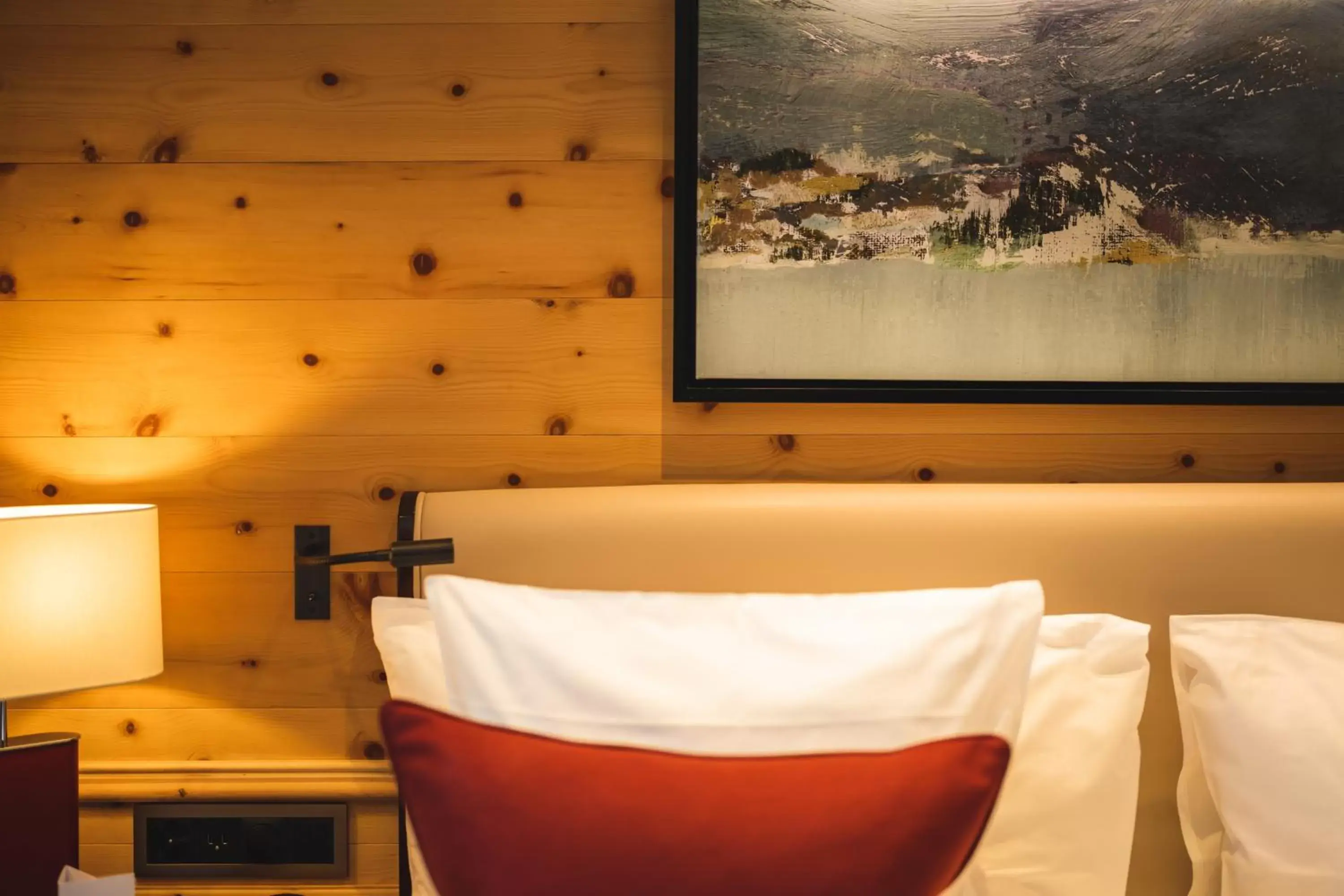 Bed, Bathroom in Kulm Hotel St. Moritz