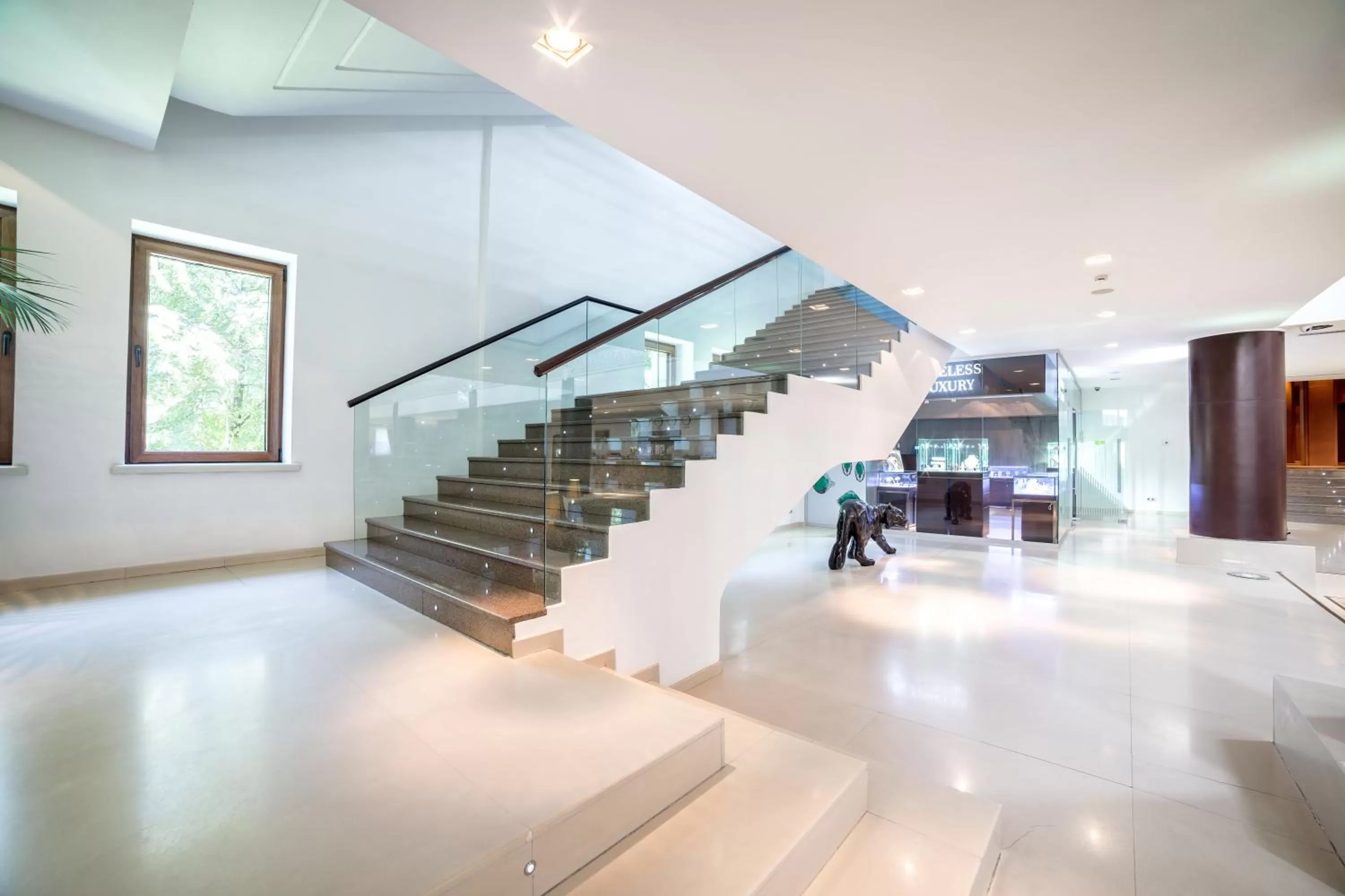 Communal lounge/ TV room in The Dostyk Hotel