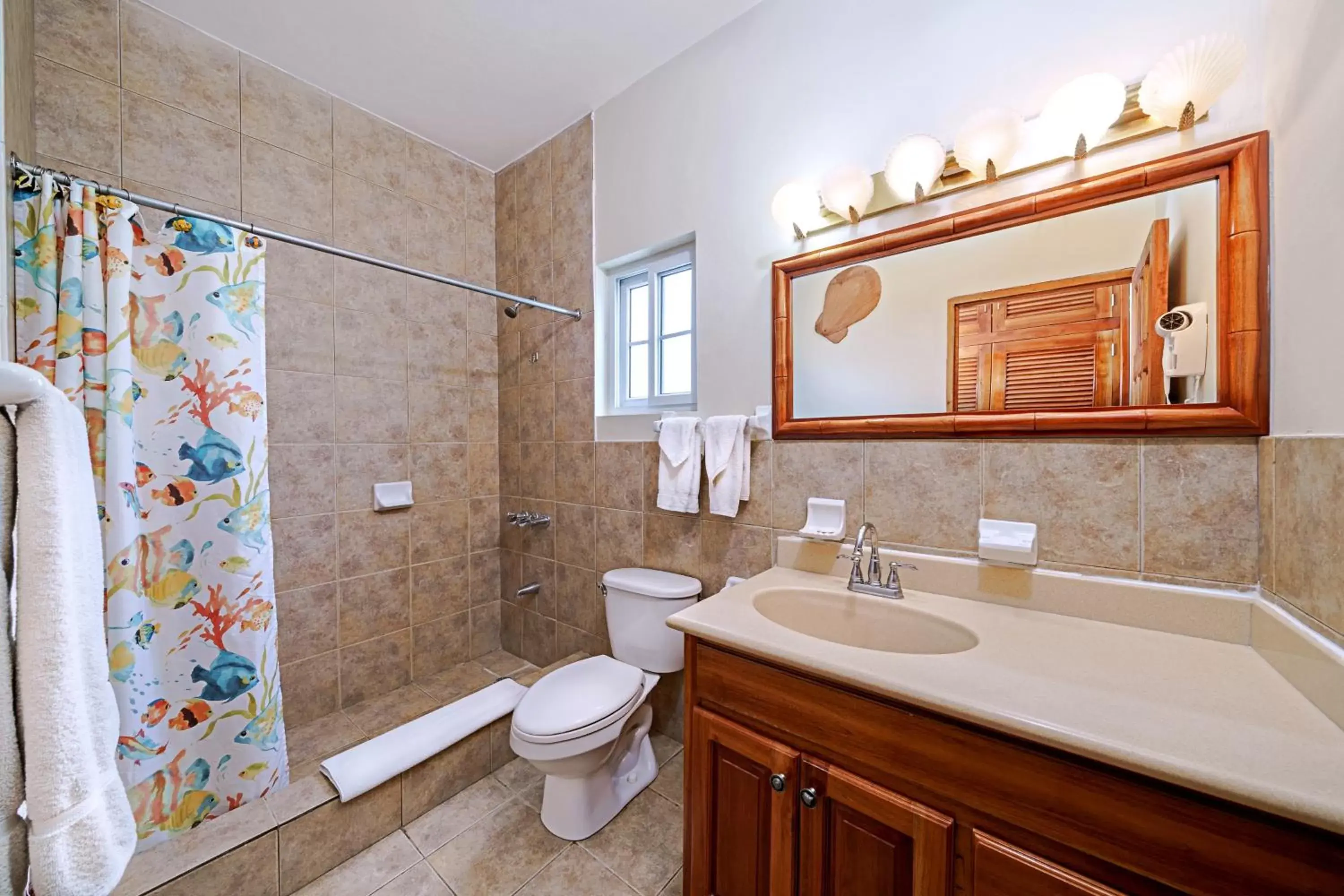 Bathroom in Beach House Condos, Negril