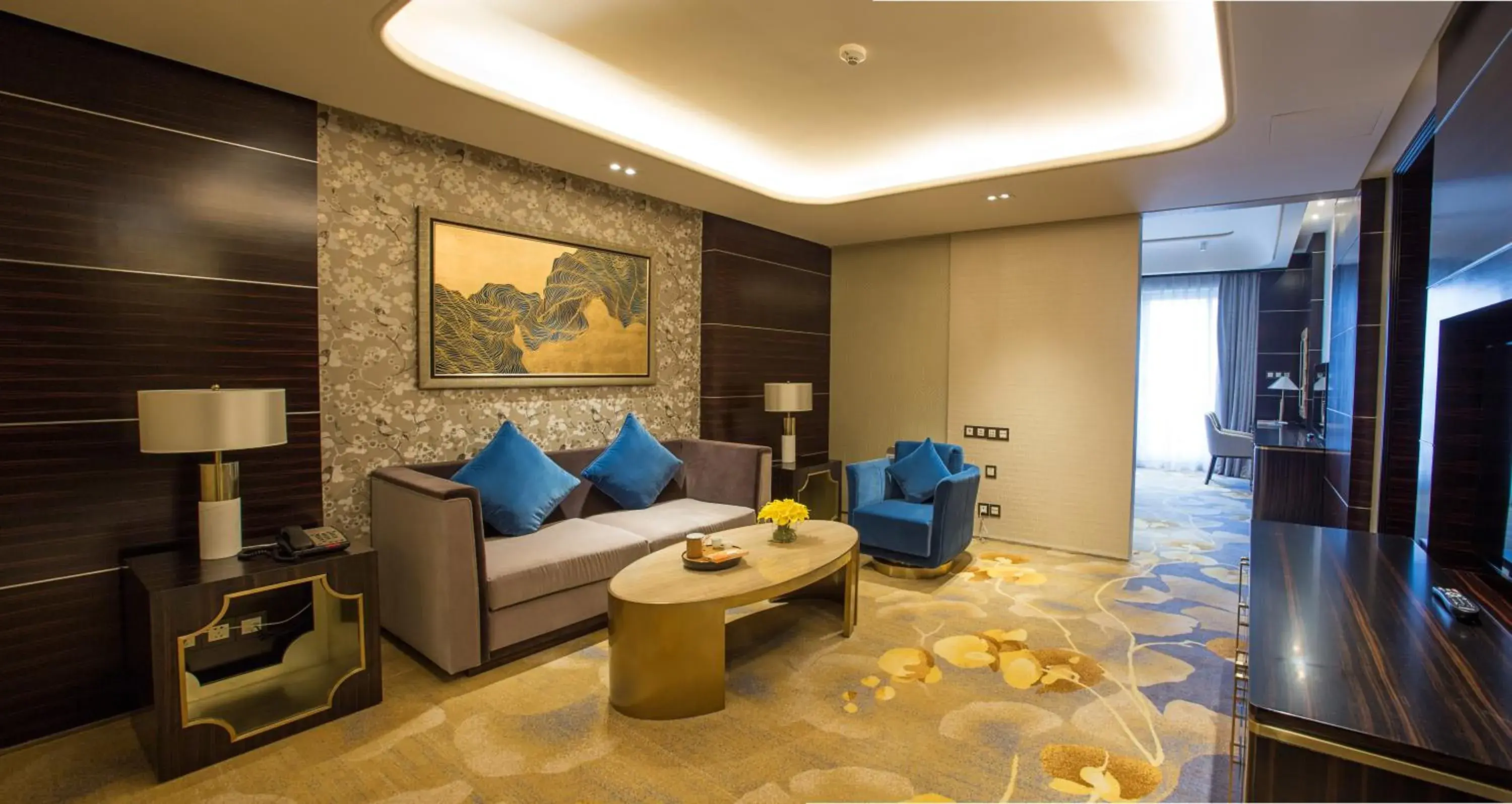 Living room, Seating Area in Chateau Star River Guangzhou-Chateau Star River Guangzhou-Trade Fair Shuttle Bus