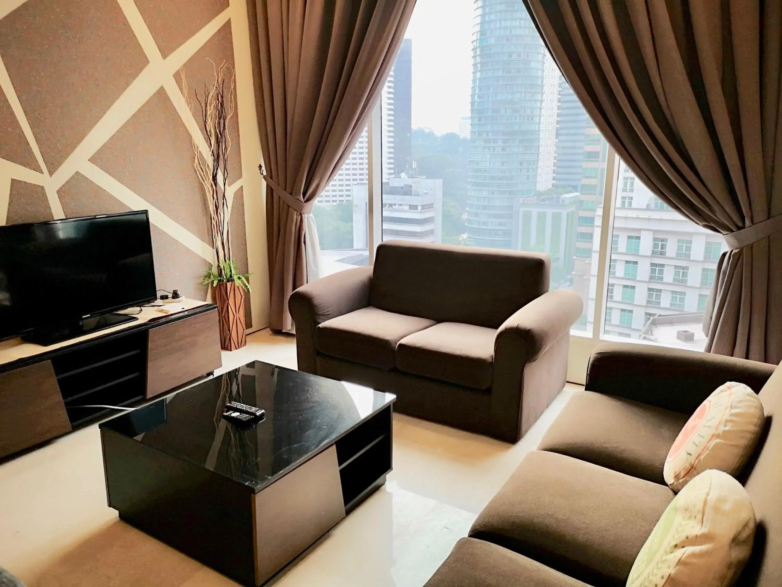 Seating Area in Soho Suites KLCC by the Betty Roux