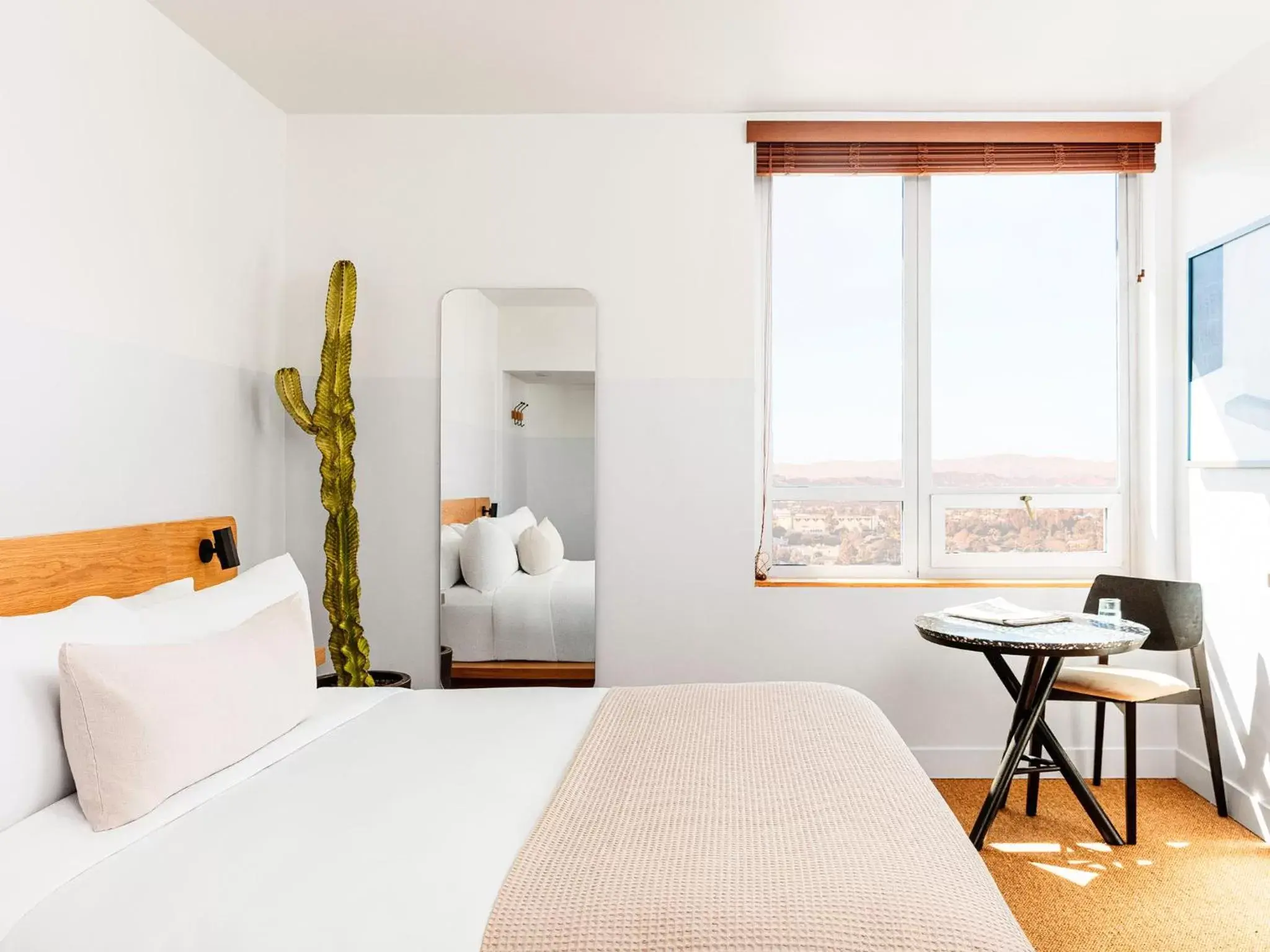 Bed in Hotel June, Los Angeles, a Member of Design Hotels
