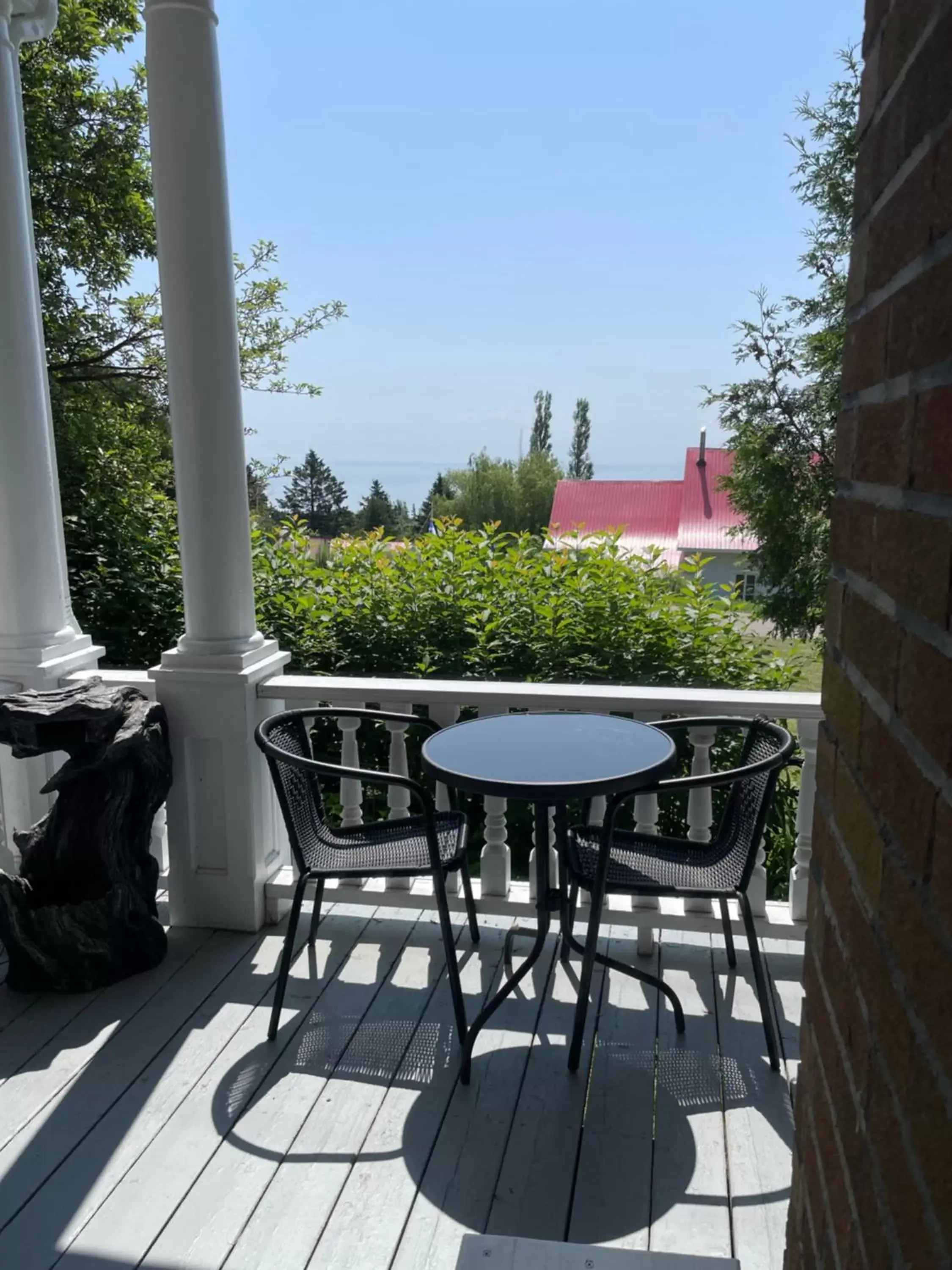 Balcony/Terrace in Hôtel Le Rustique