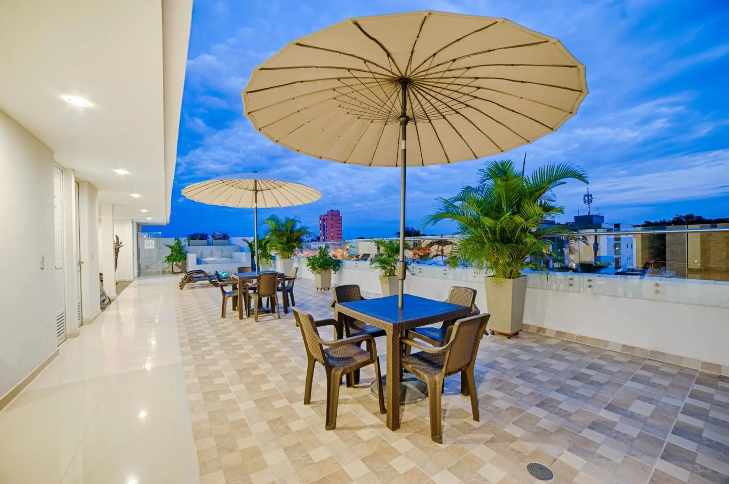 Balcony/Terrace in Hotel MS Ciudad Jardin Plus