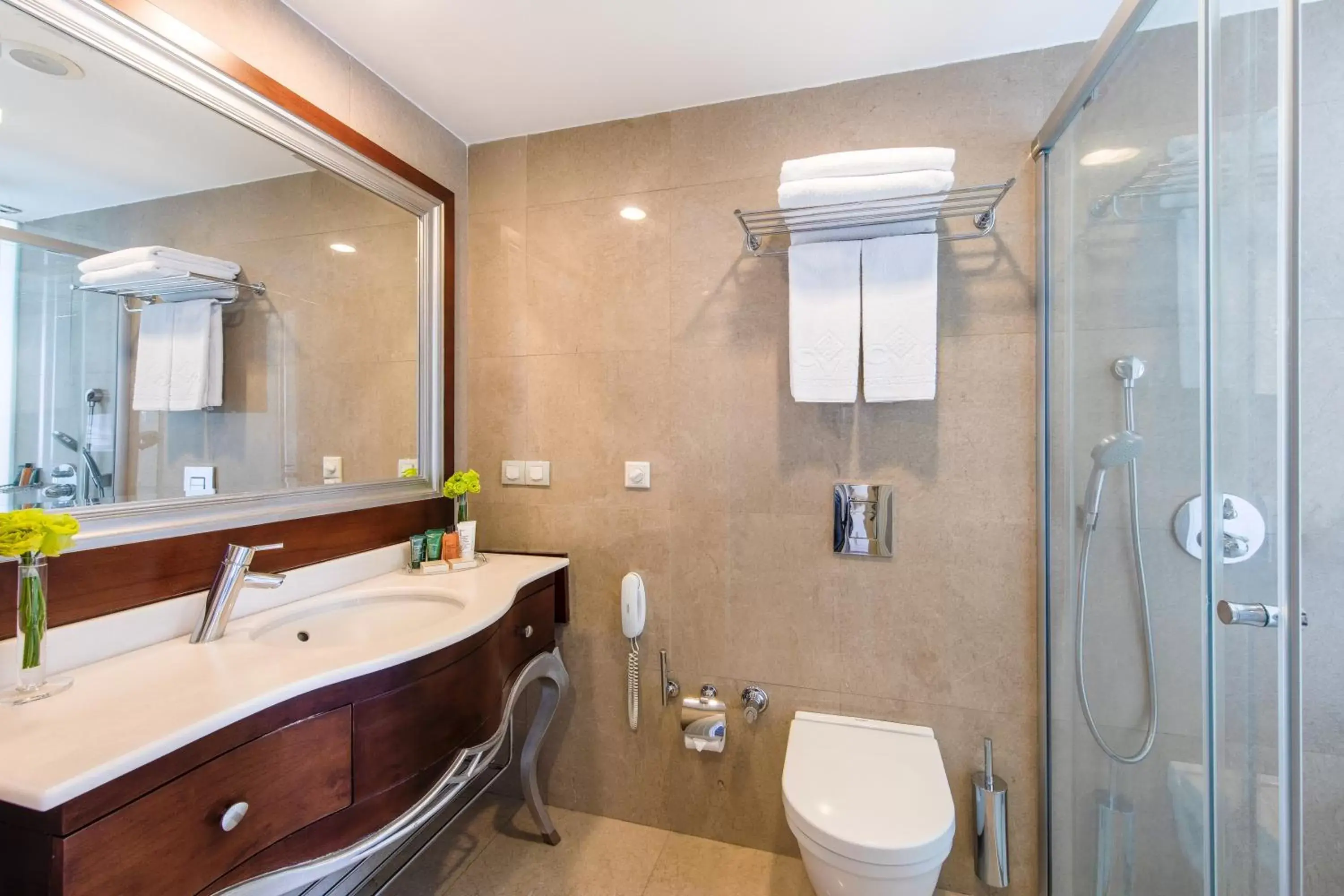 Shower, Bathroom in CVK Taksim Hotel Istanbul
