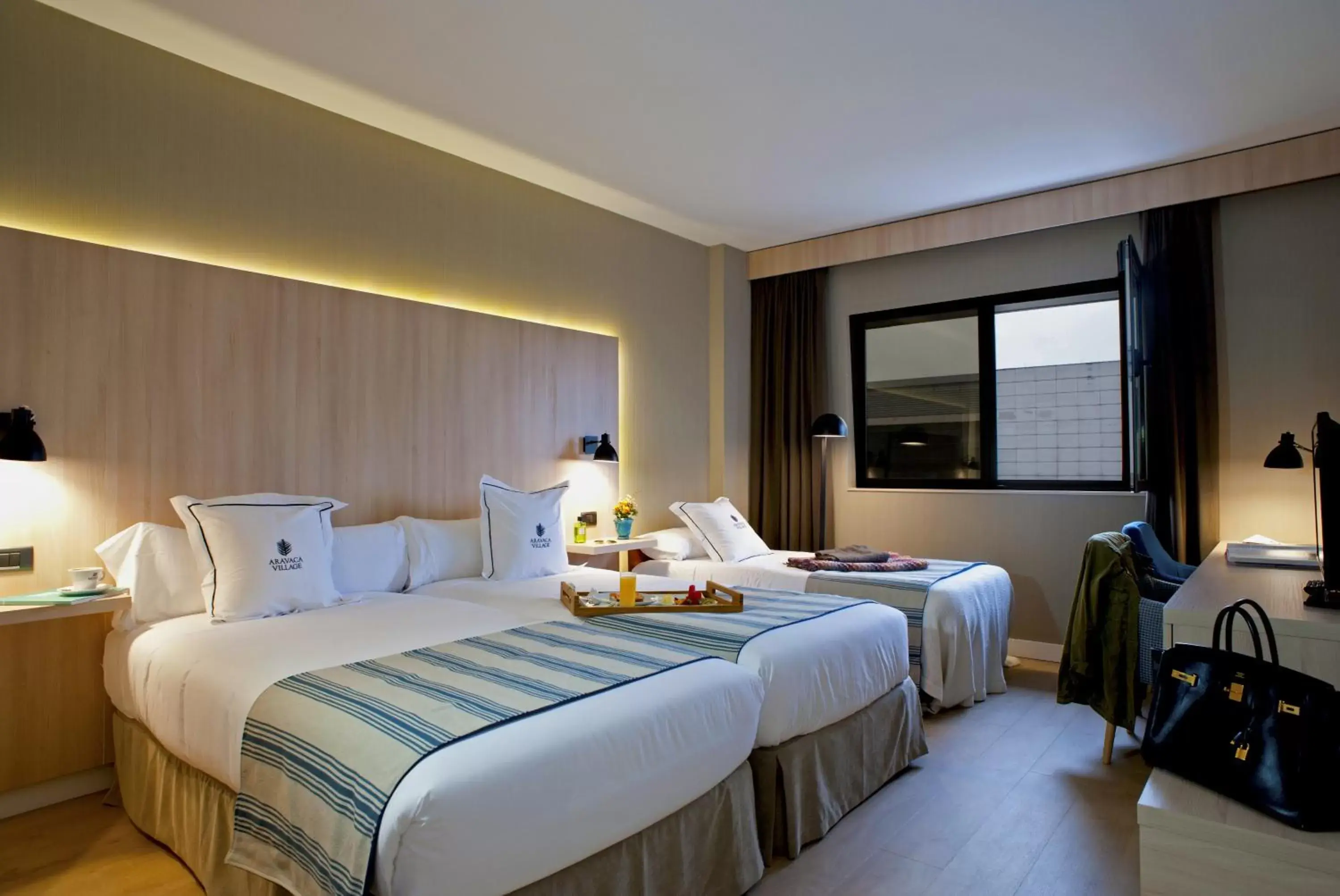 Bedroom, Bed in Aravaca Village Hotel