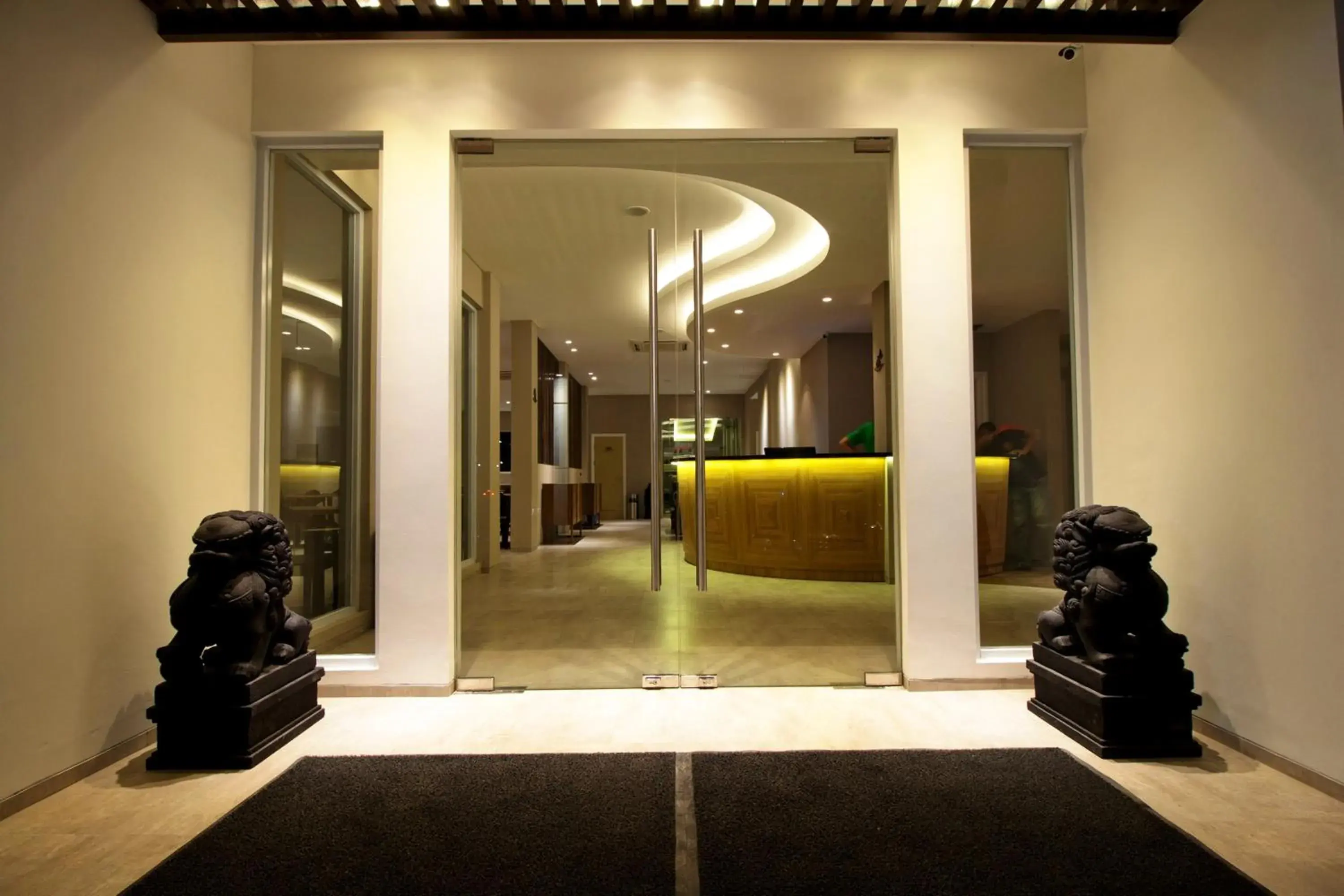 Facade/entrance, Lobby/Reception in Vinotel Cirebon