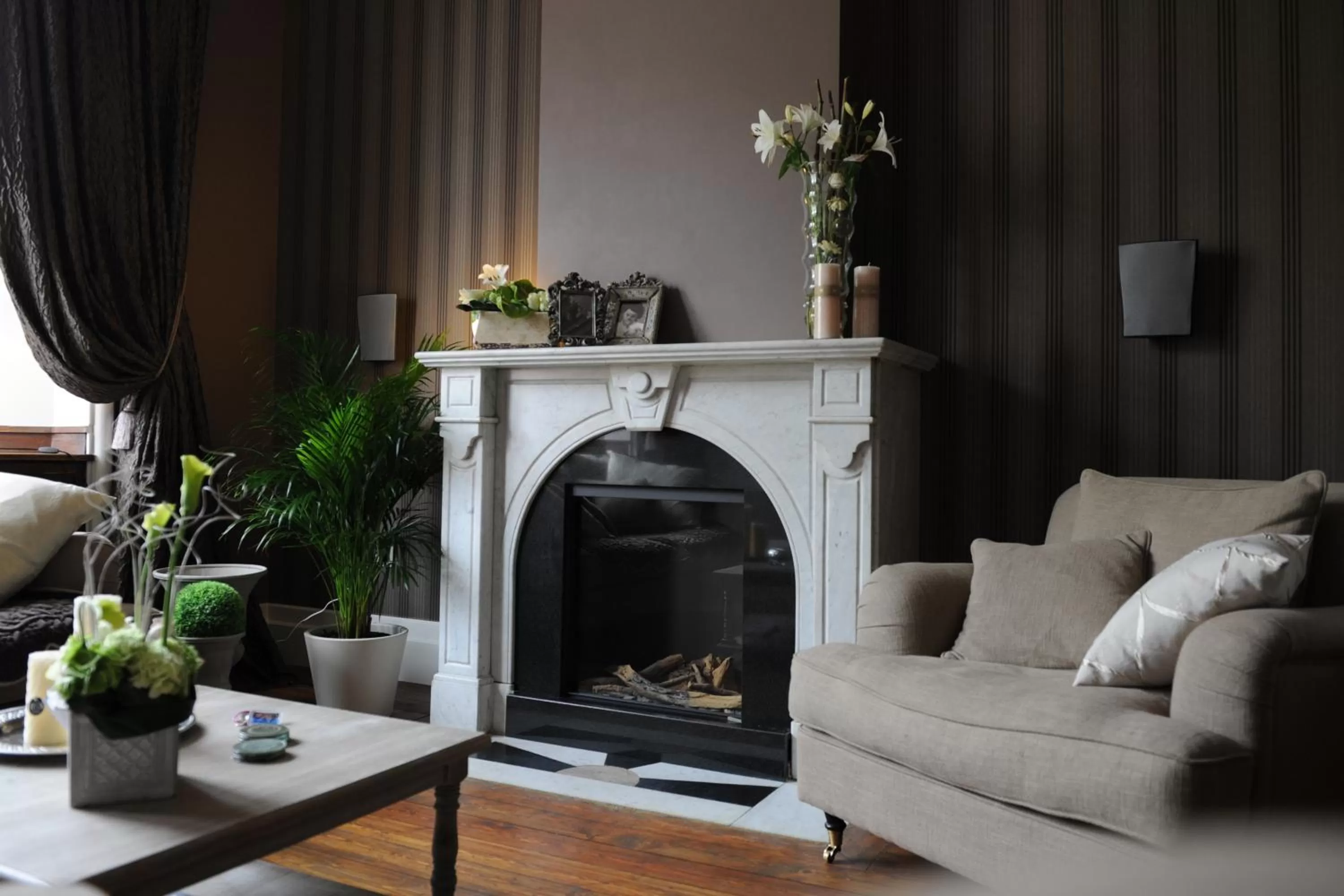 Decorative detail in Charmehotel Villa Saporis