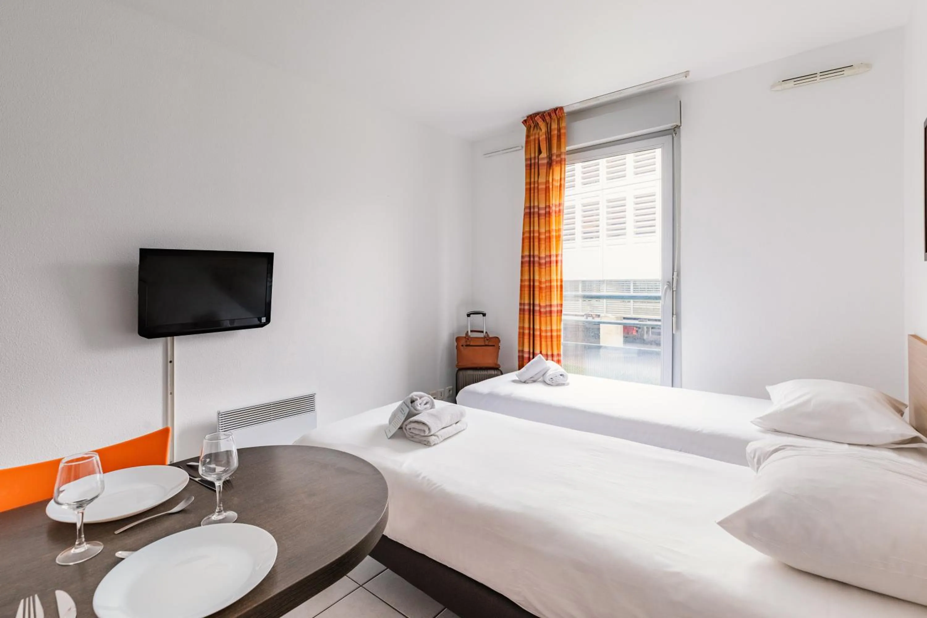 Bed in Appart'City Classic Lyon Vaise St Cyr