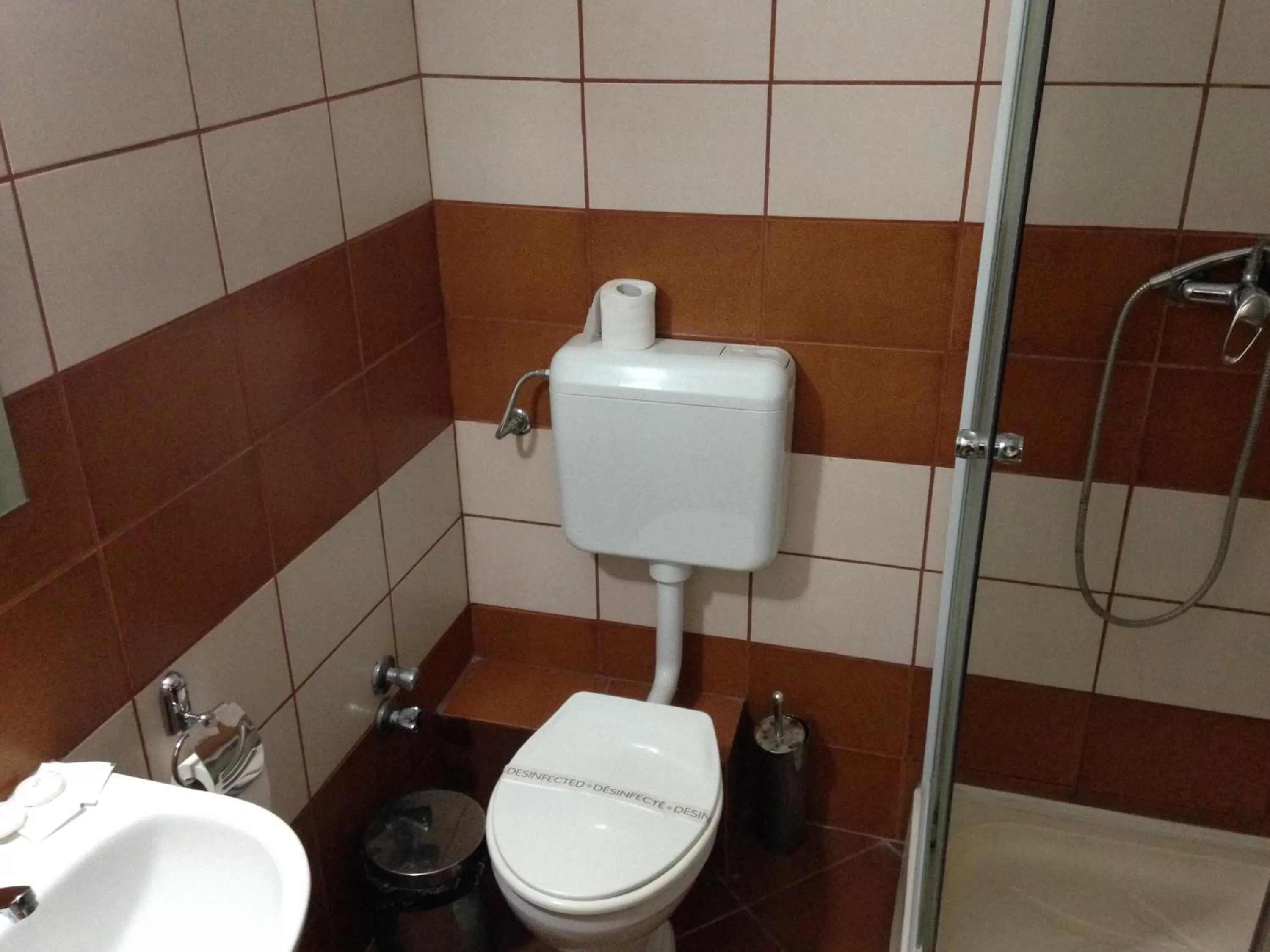 Toilet, Bathroom in Hotel Romantik