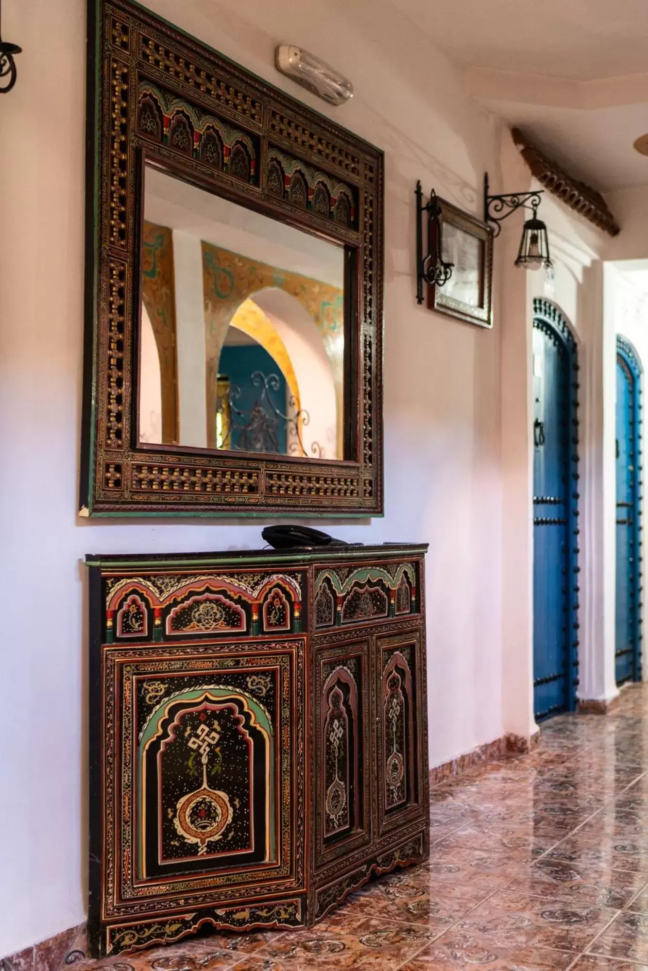 Decorative detail, Lobby/Reception in Moroccan House