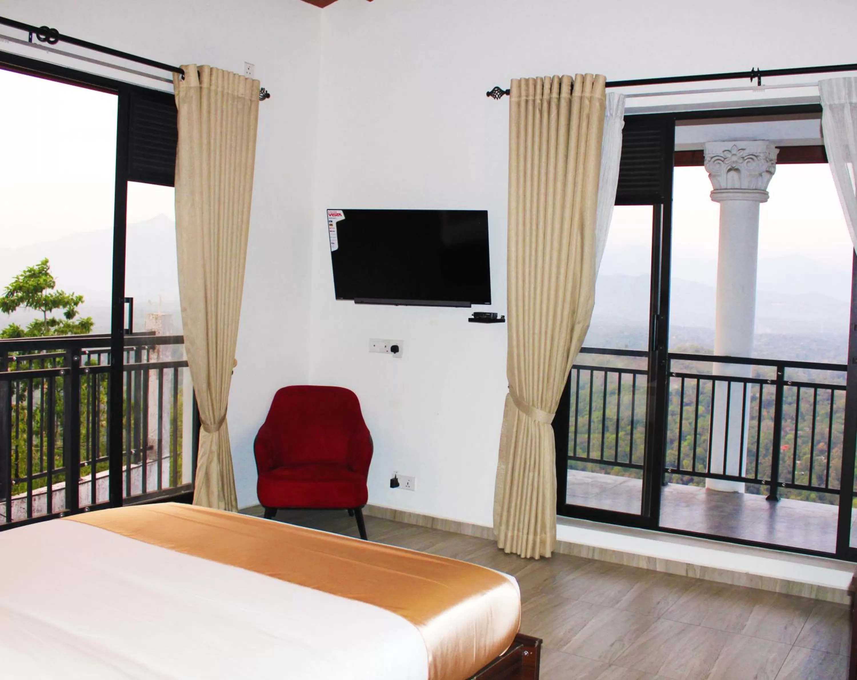 View (from property/room), Bed in Sky Gate kandy