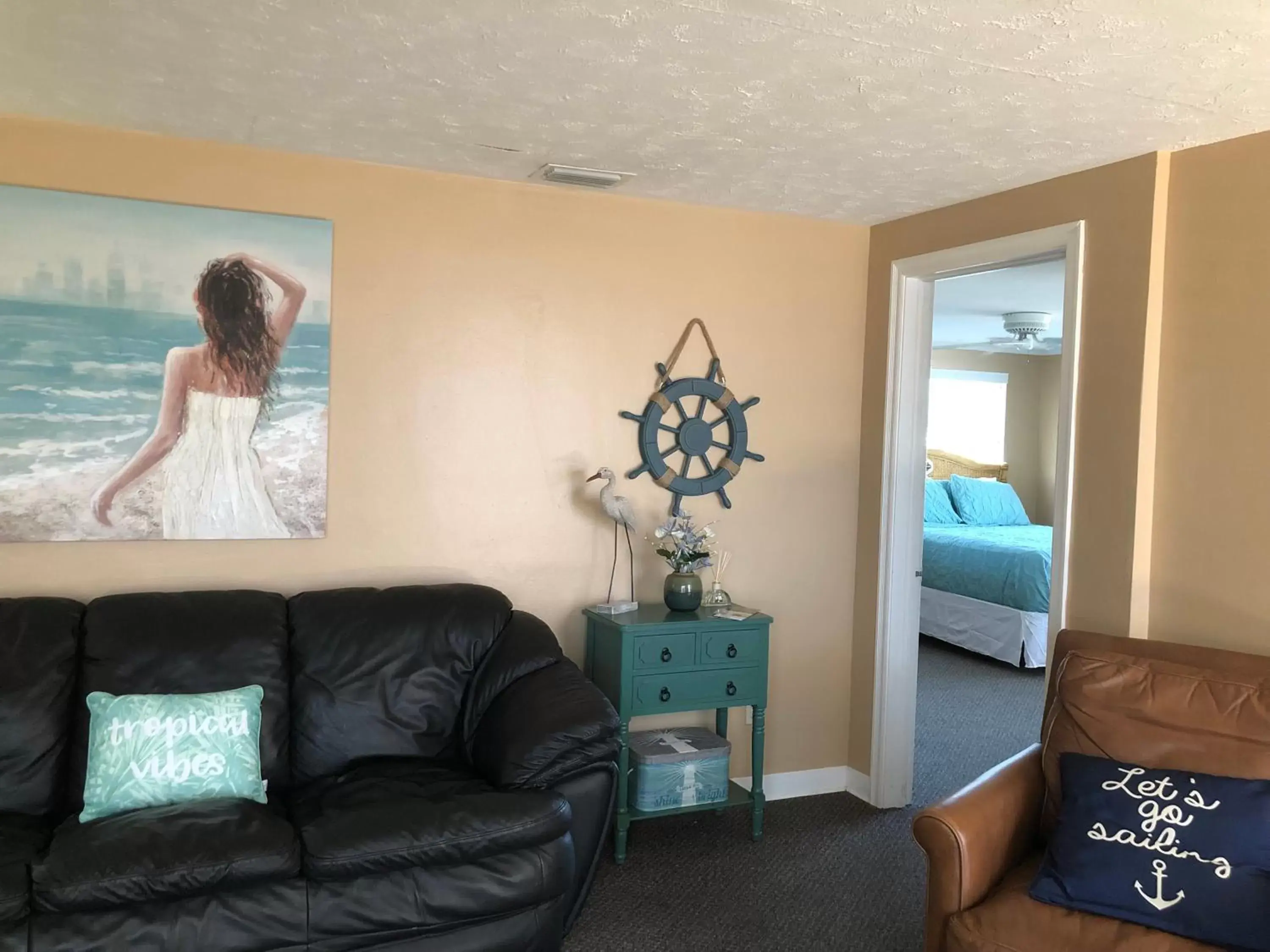 Seating Area in The Surf Beach Motel