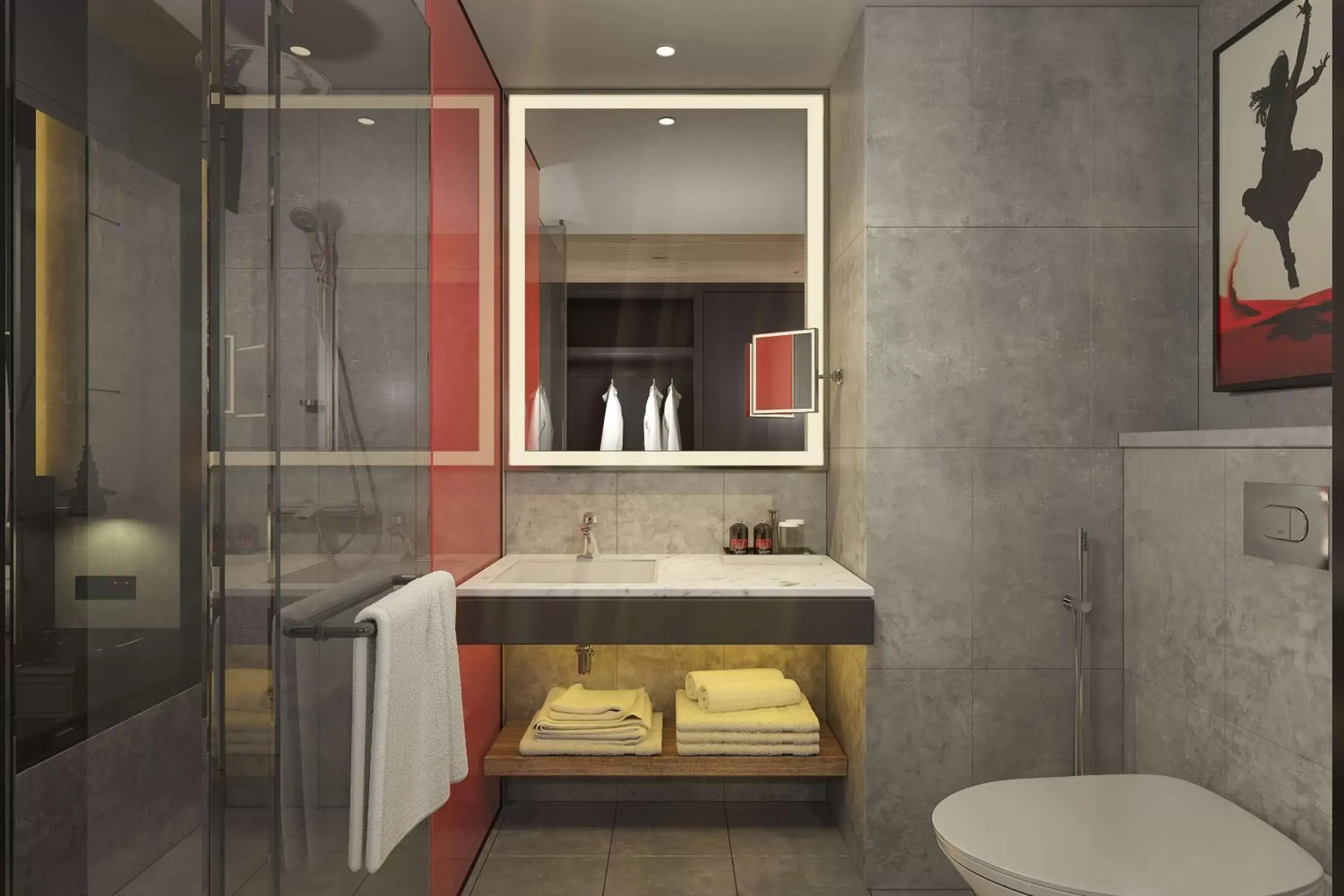 Bathroom in Radisson RED Chandigarh Mohali