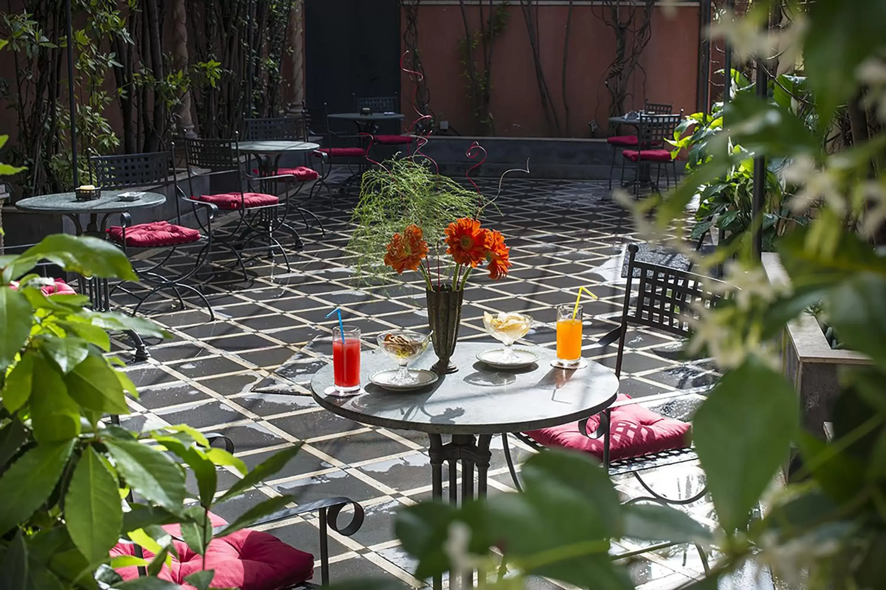 Patio in Liberty Hotel