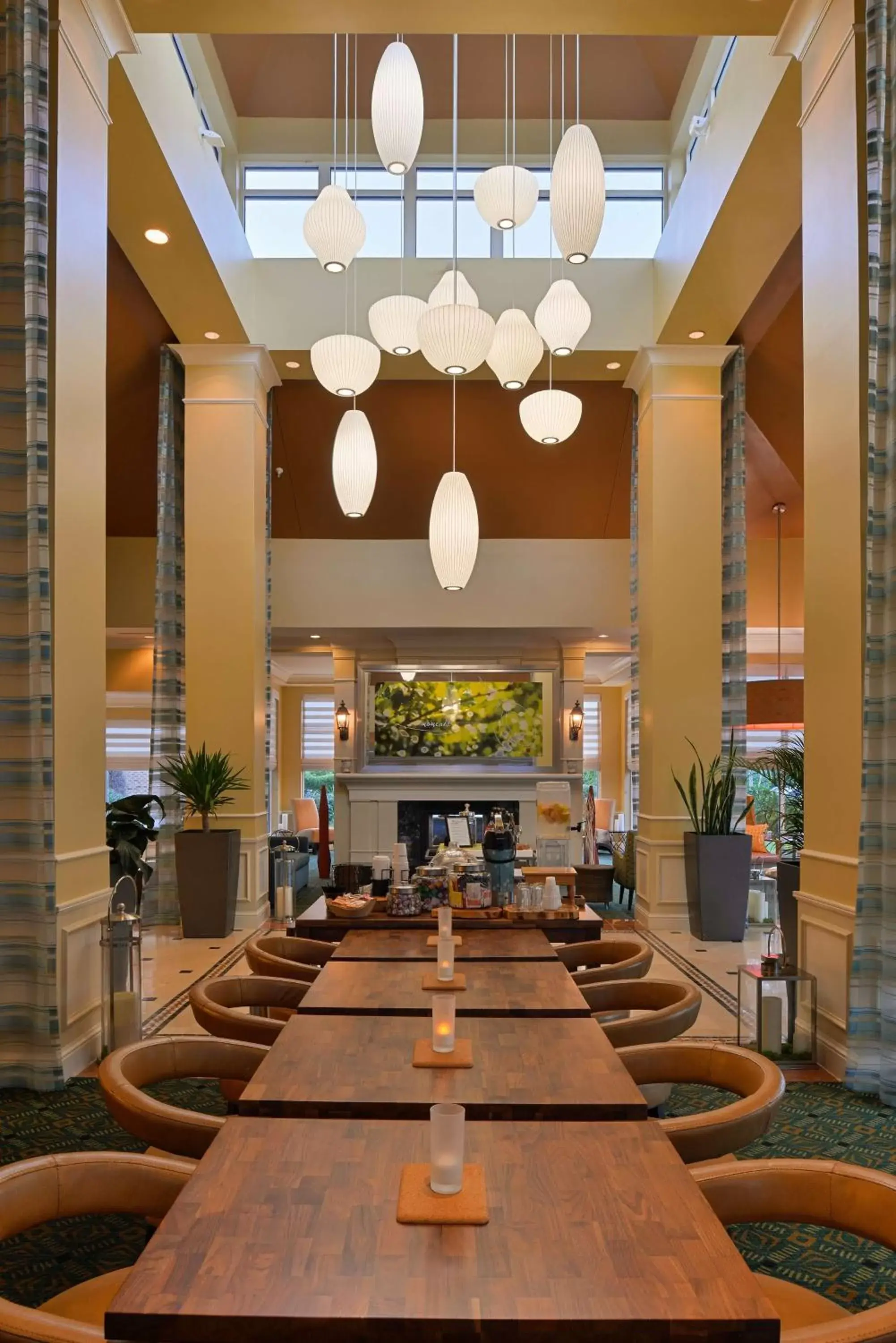 Lobby or reception, Restaurant/Places to Eat in Hilton Garden Inn Columbia