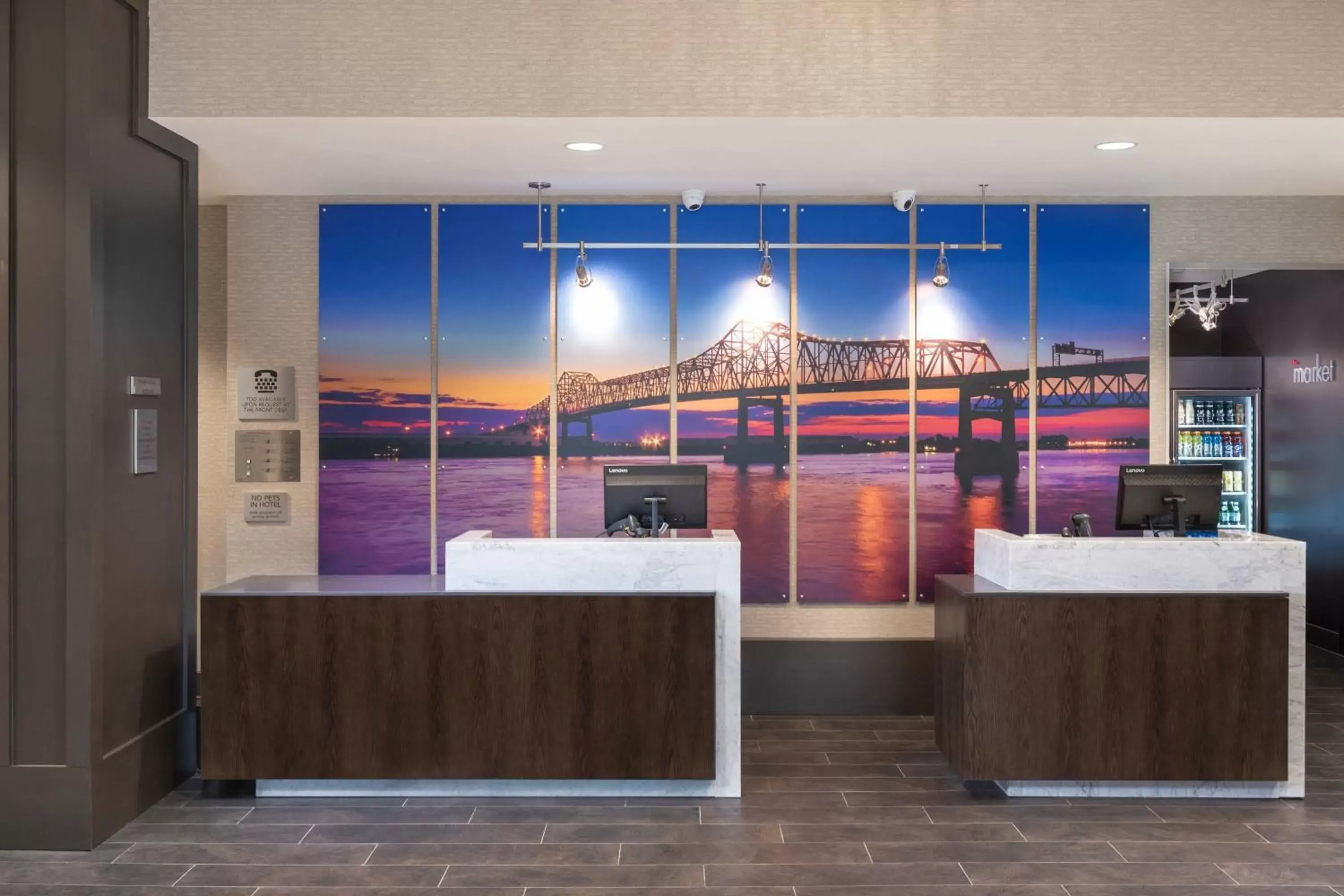 Lobby or reception in Courtyard by Marriott Baton Rouge Downtown