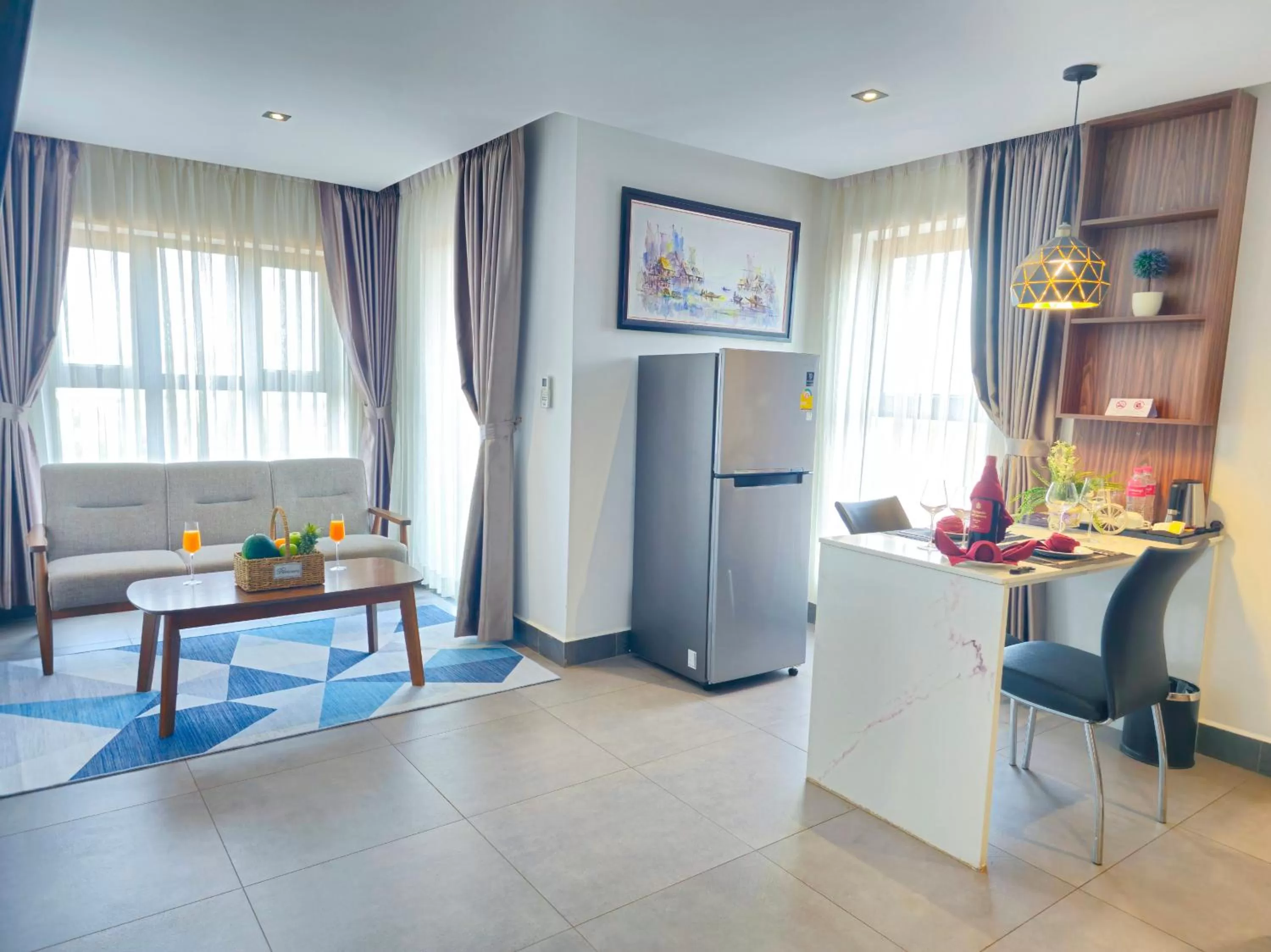 Living room in Le Botum Hotel