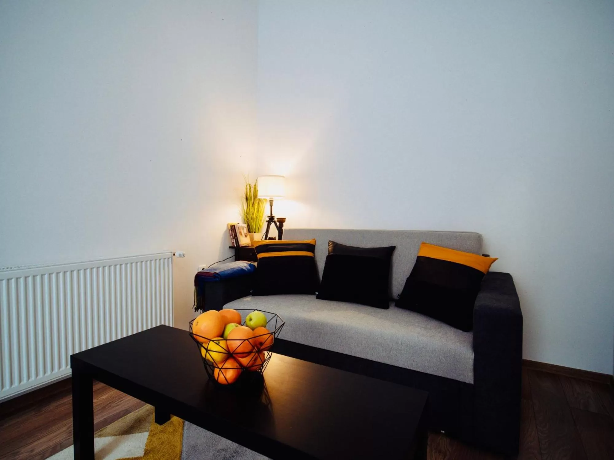 Seating area in Zakarias Apartments