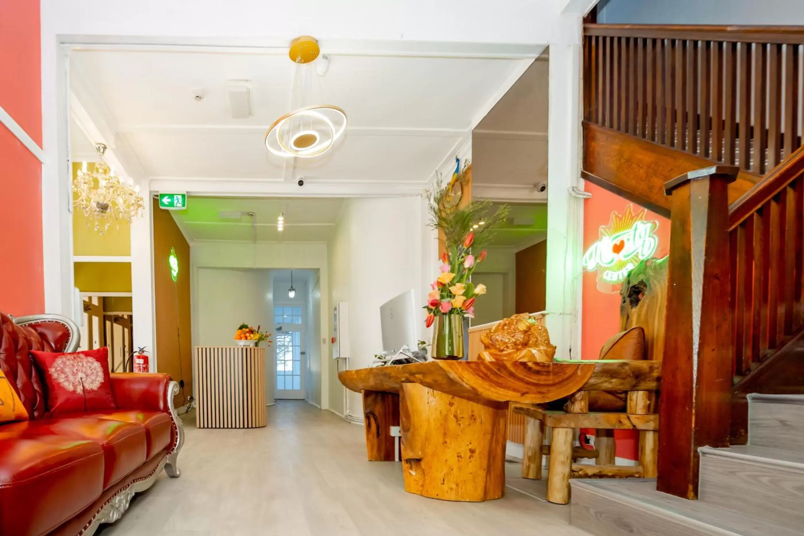 Lobby or reception, Seating Area in Hearty Center Motel