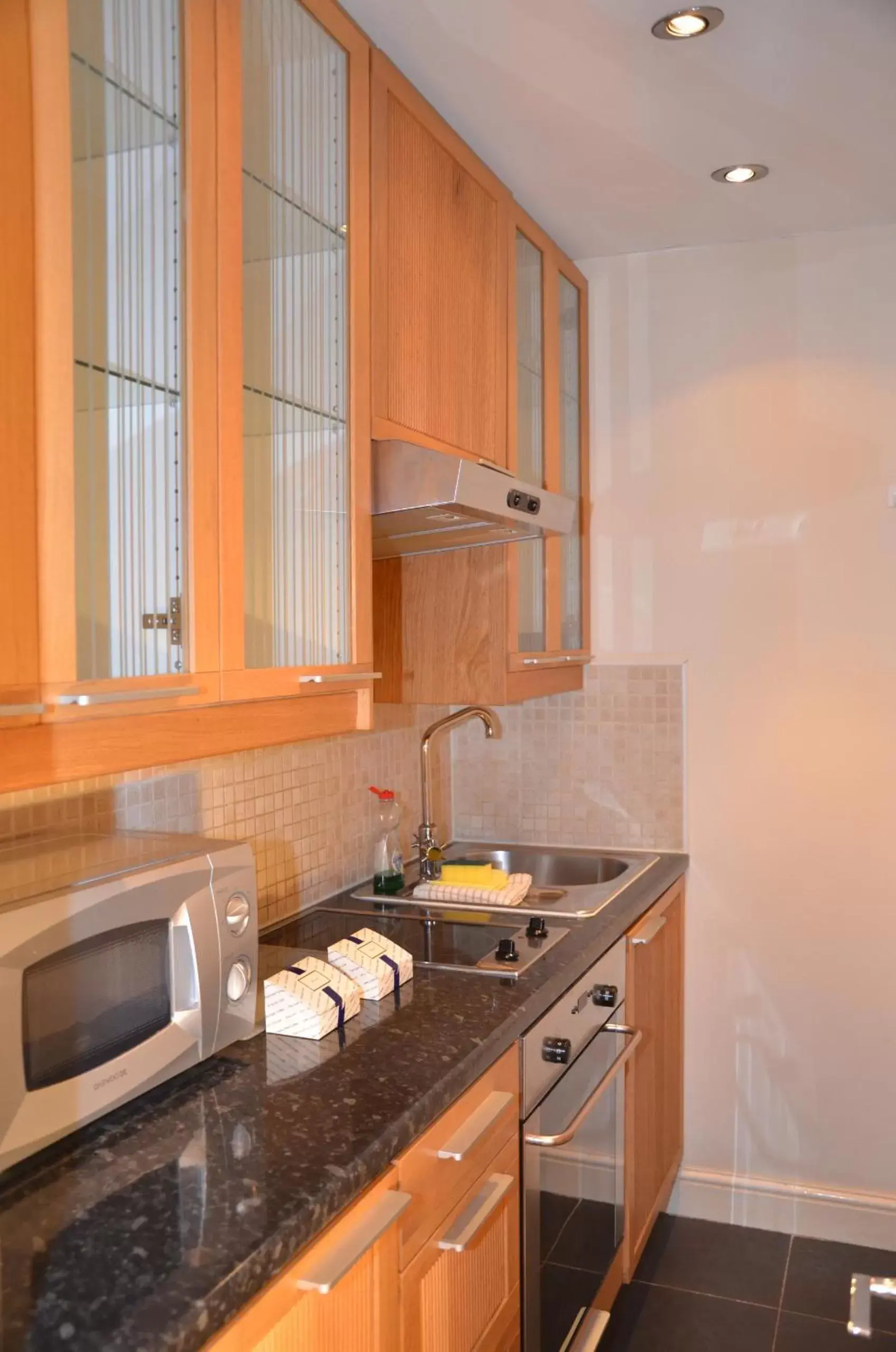 Kitchen or kitchenette, Kitchen/Kitchenette in Amber Residence Aparthotel