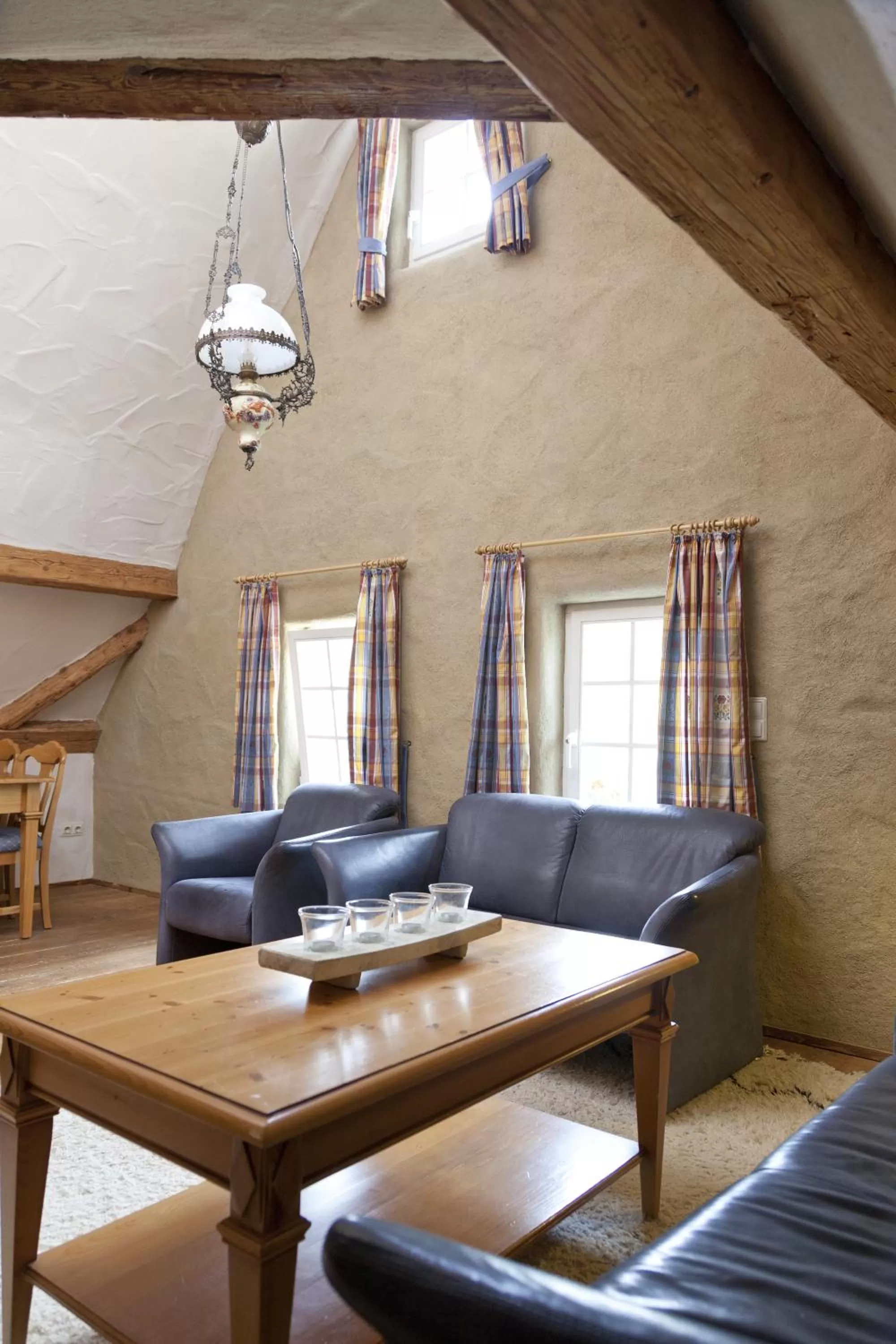Living room in Naturhotel Holzwurm