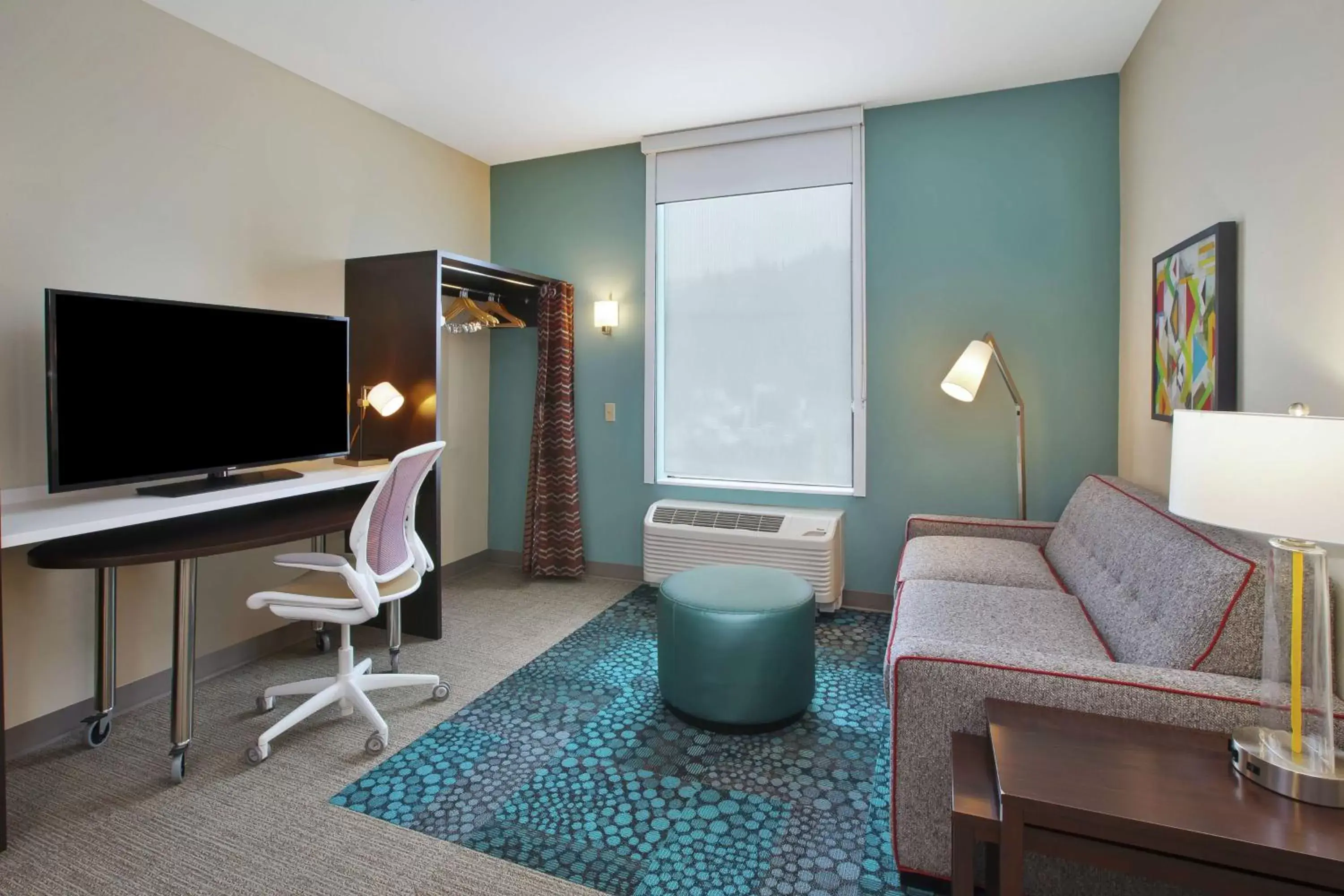 Bedroom in Home2 Suites By Hilton Holland Bedroom in Home2 Suites By Hilton Holland