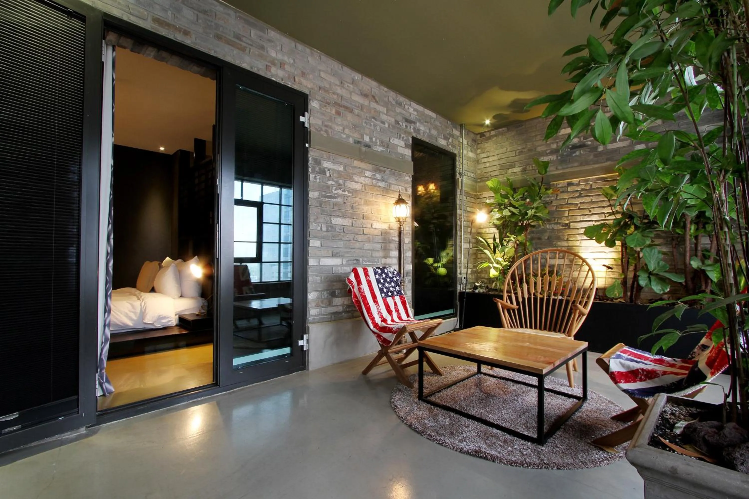 Patio in Boutique Hotel Loft