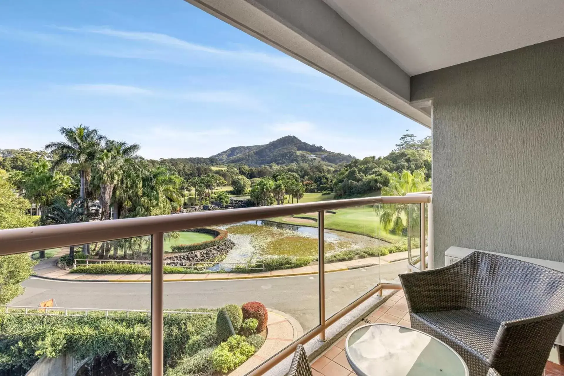 View (from property/room), Balcony/Terrace in Pacific Bay Resort