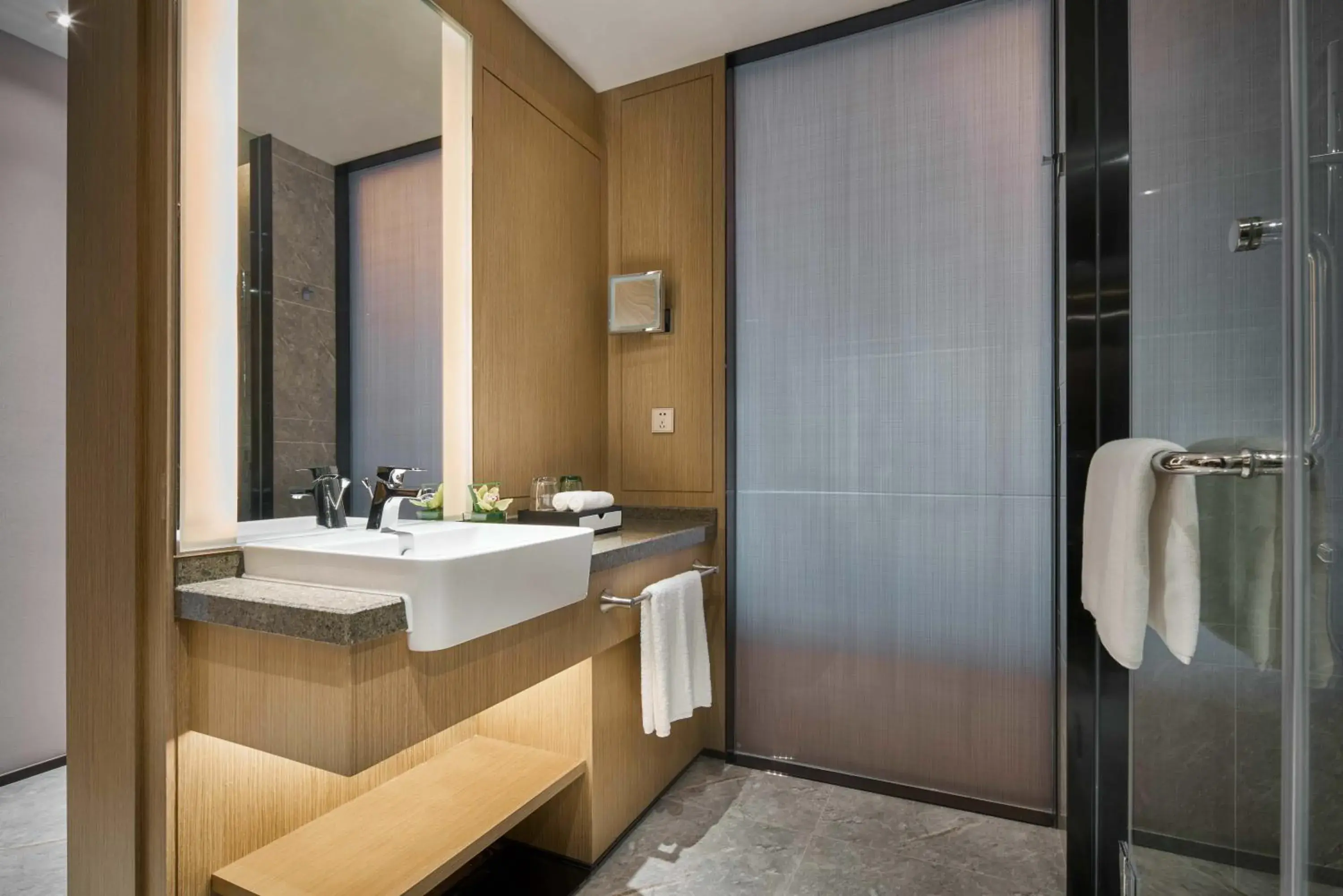 Shower, Bathroom in The QUBE Hotel Shanghai Hongqiao
