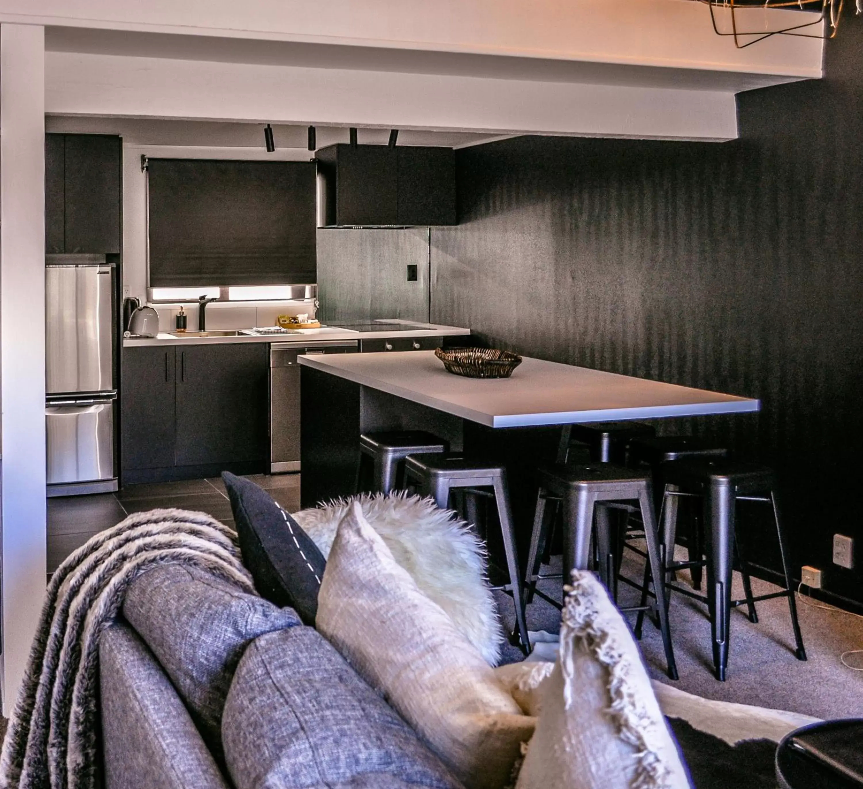 Dining area in The Lofts Apartments